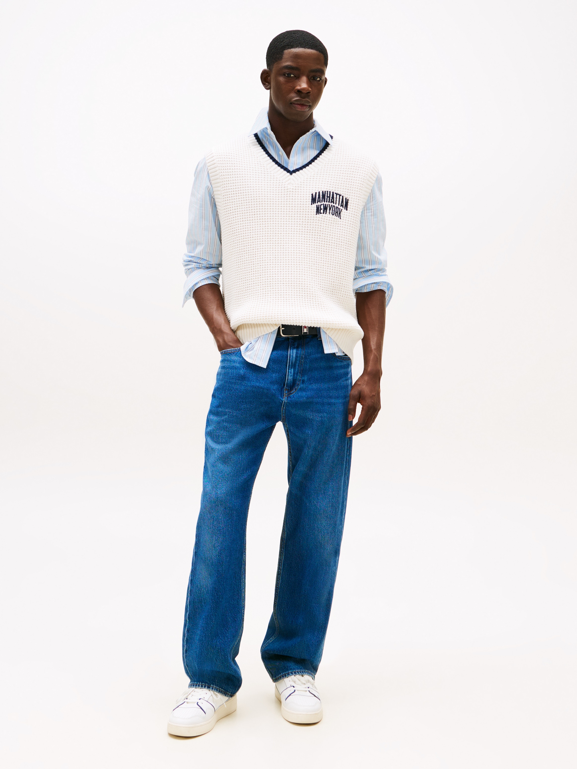 Tommy Jeans Regular-fit-Jeans »Otis Regular Straight«, Mit Gürtelschlaufen
