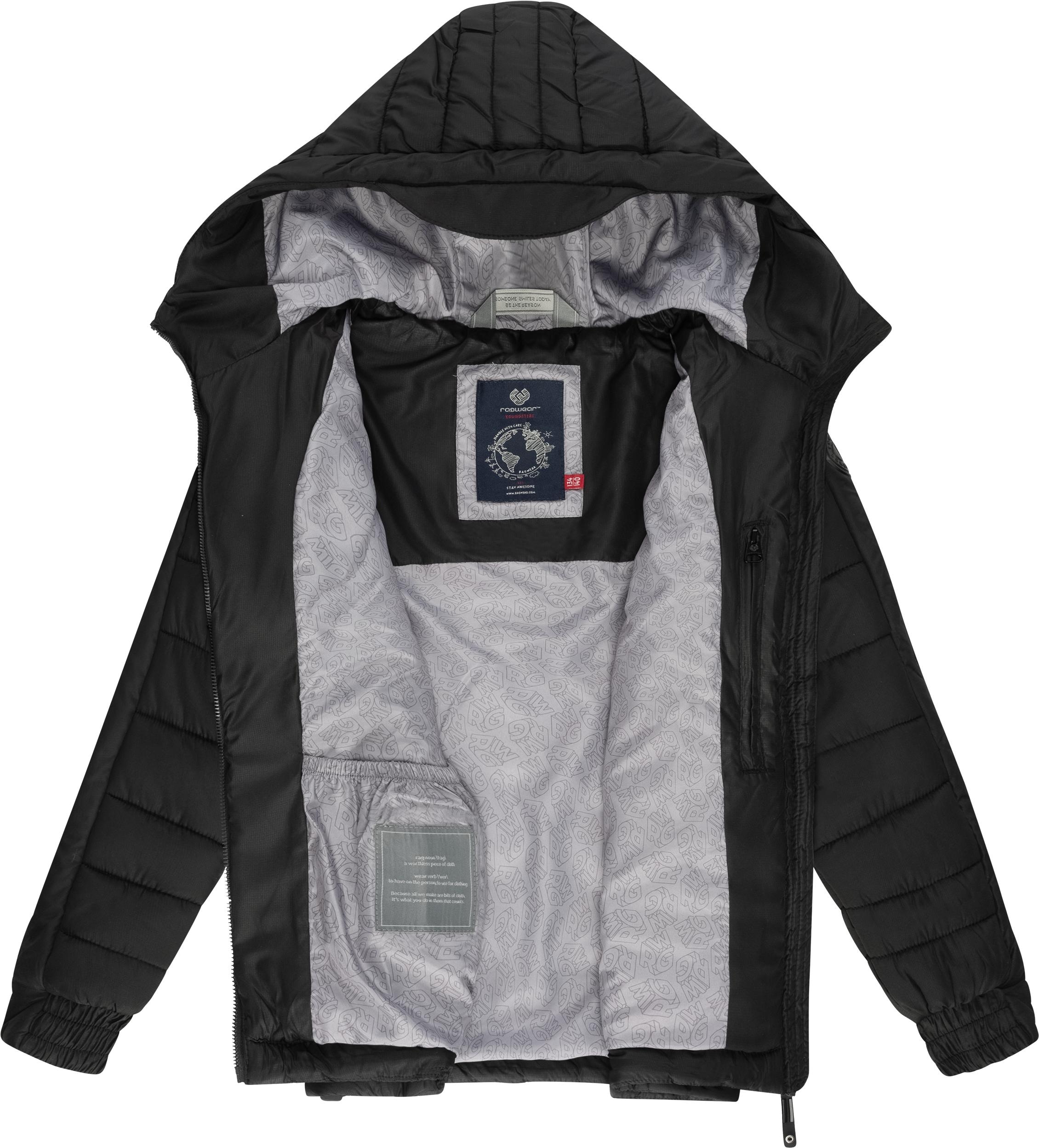 Ragwear Winterjacke »Coolio«, mit Kapuze, Gesteppte Winter-Outdoorjacke mit Kapuze
