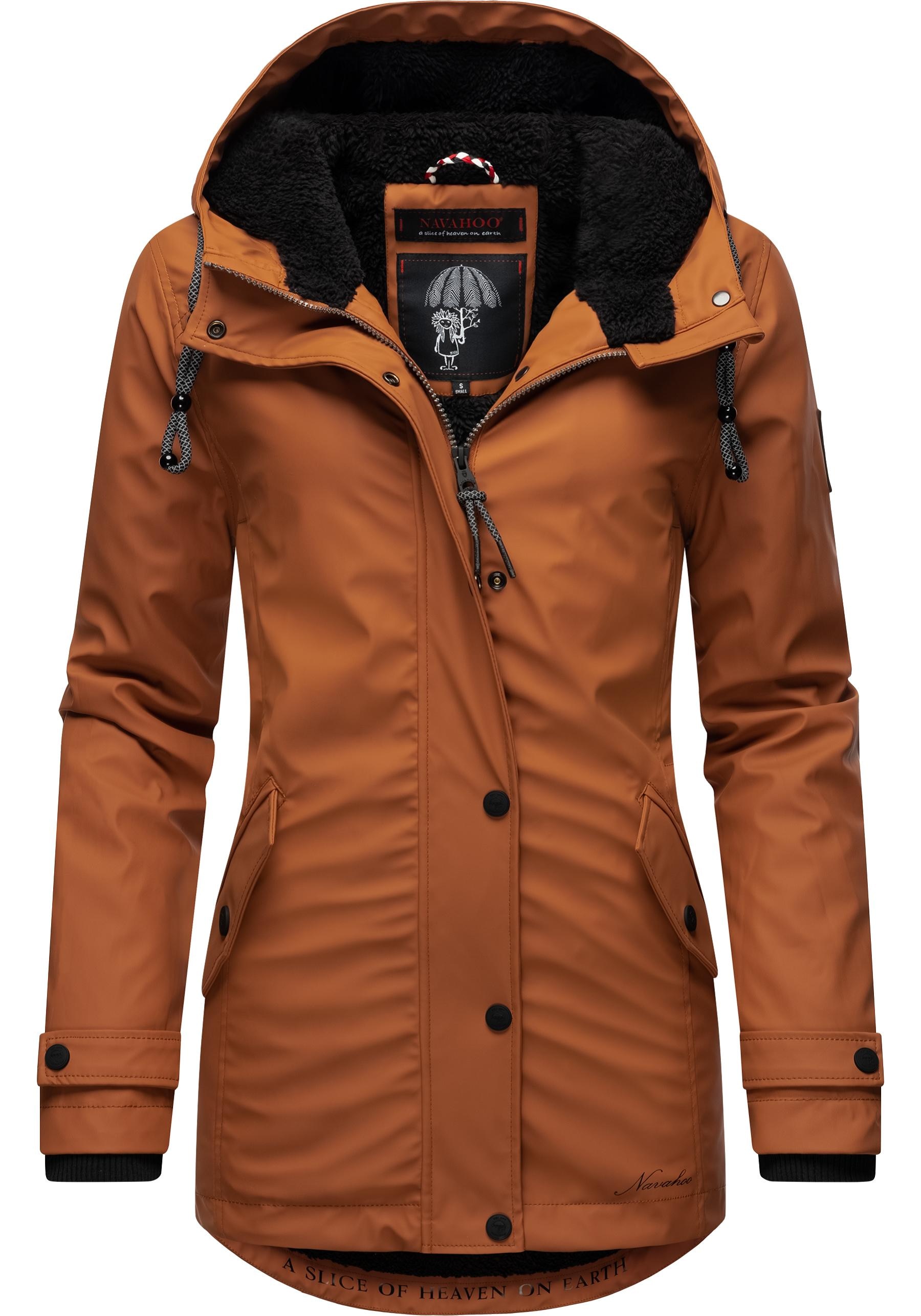 Kapuze Ragwear bestellen | Outdoorjacke für mit stylische »Varvarra«, mit Übergangsjacke großer Kapuze, BAUR