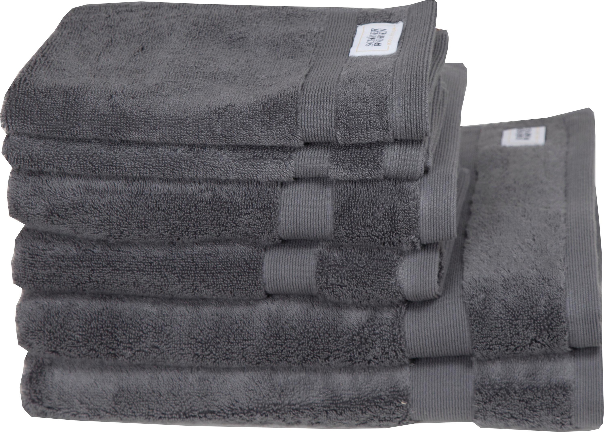 BAUR »Cuddly«, 6 | WOHNEN-Kollektion Set, Airtouch-Qualität Frotteevelours, SCHÖNER Handtuch Set auf trocknende schnell tlg., Rechnung