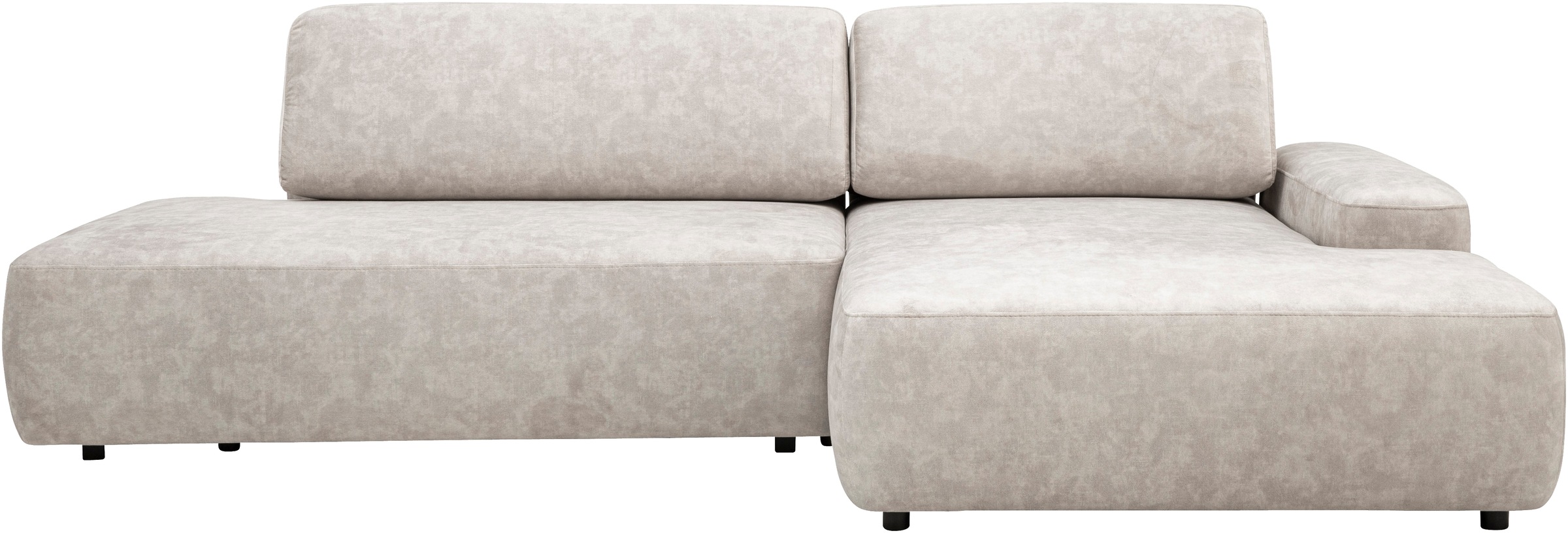 Home affaire Ecksofa "TORGE, Schlafsofa Cord, Samtvelours u. Strukur fein, günstig online kaufen