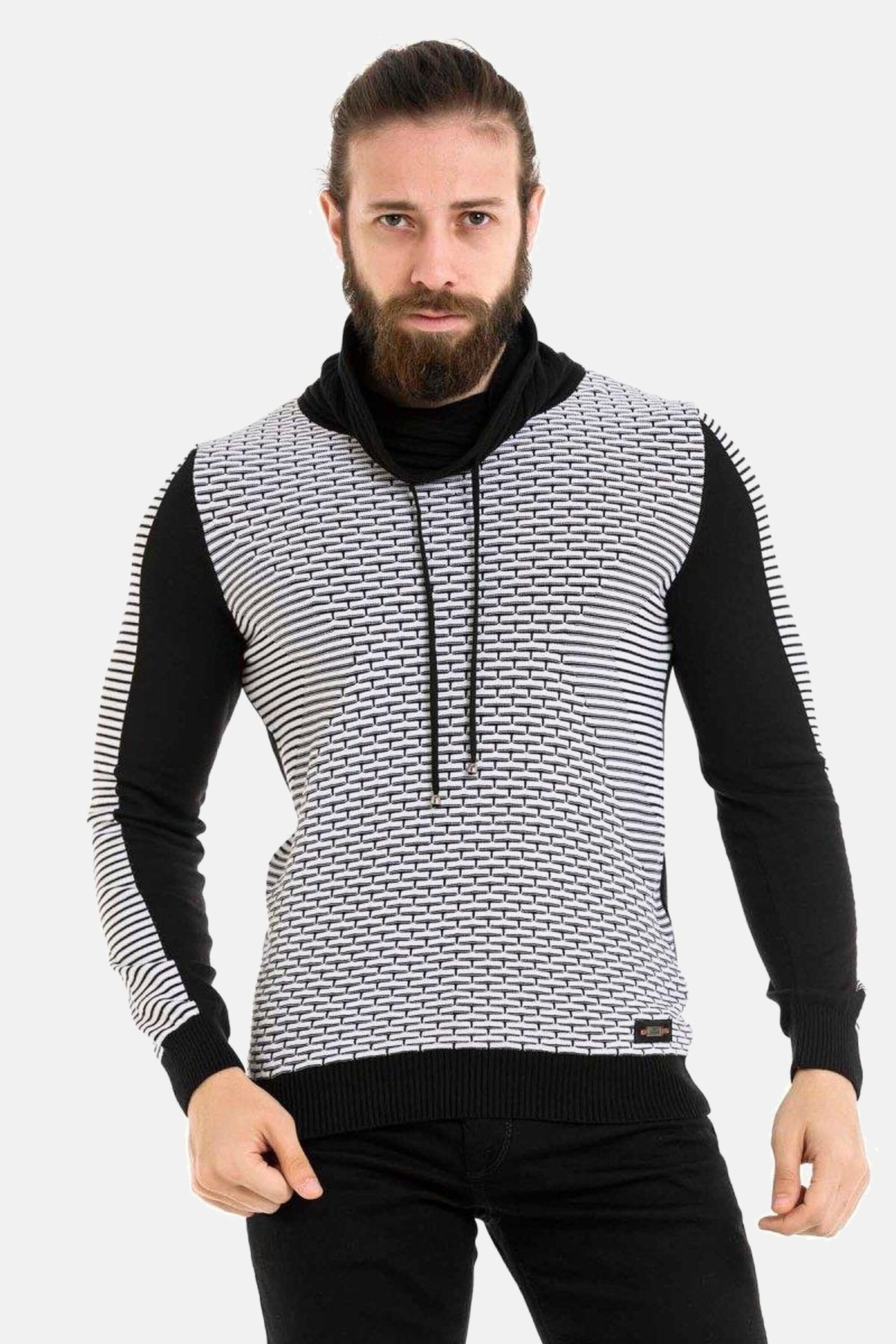 Cipo & Baxx Rundhalspullover "Pullover" 1 Stk. im modernen Look, CP264 günstig online kaufen