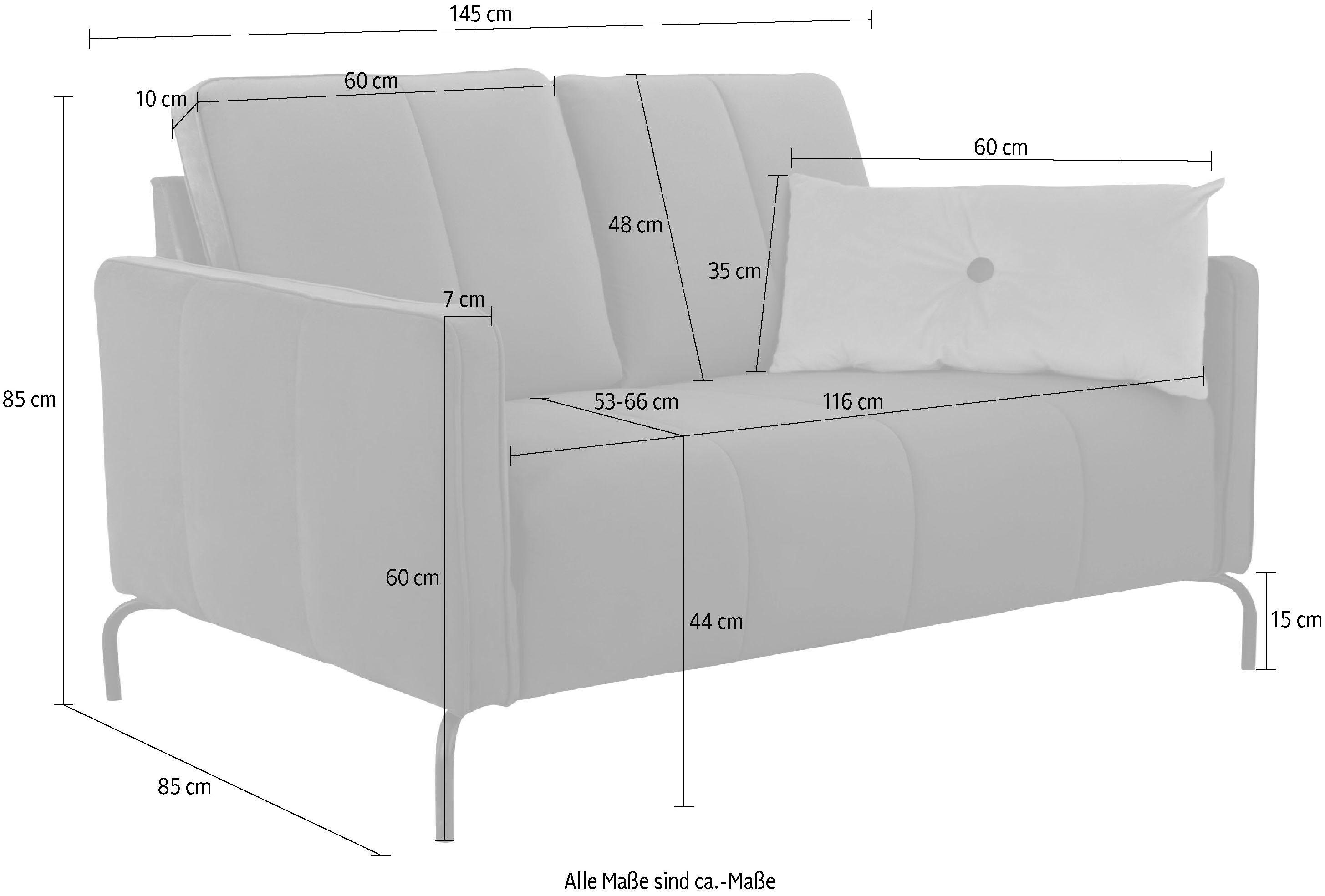 Thumbnail - Home affaire 2-Sitzer "Xeen" mit feiner Steppung und Keder