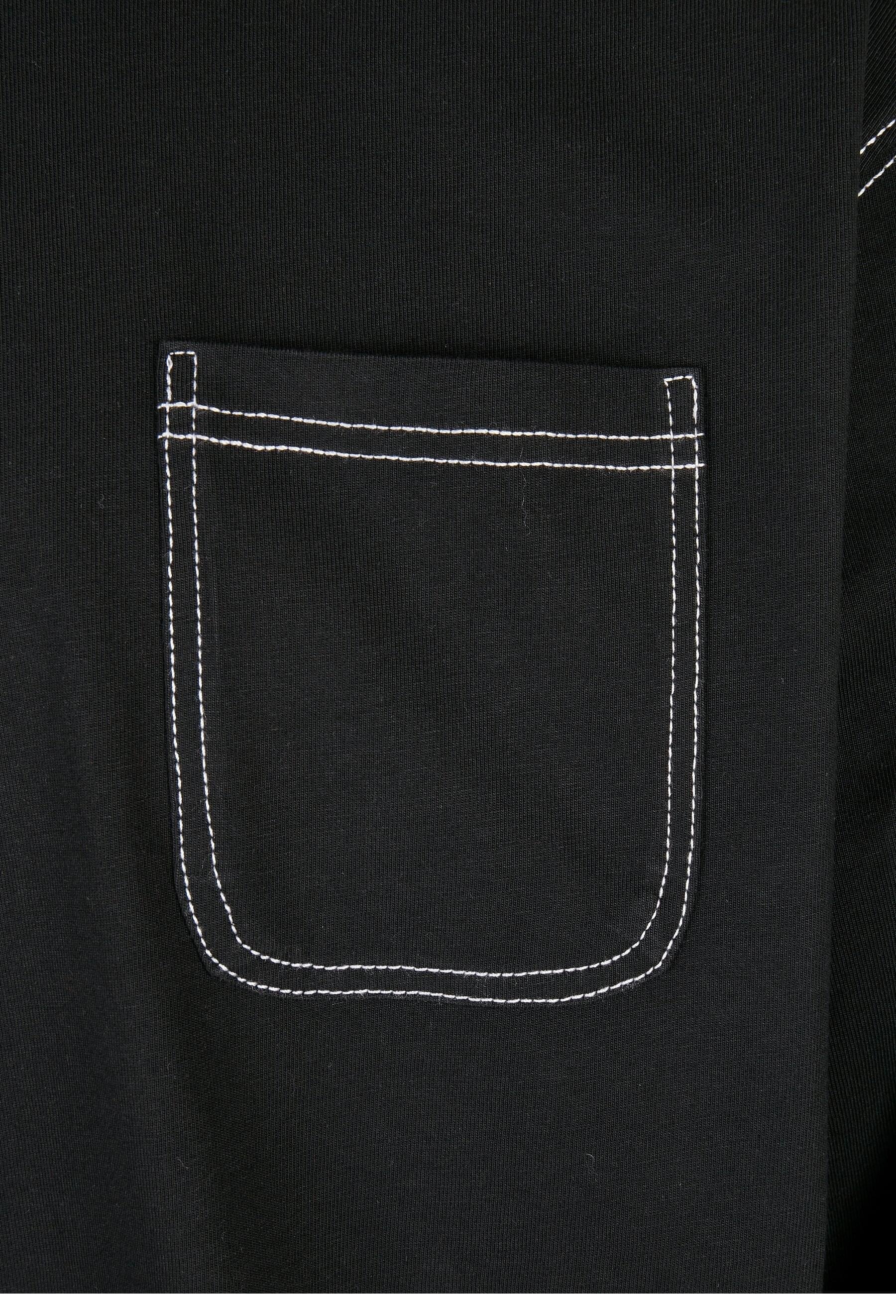 URBAN CLASSICS Longsleeve »Urban Classics Herren Heavy Oversized Contrast Stitch Longsleeve«, (1 tlg.)