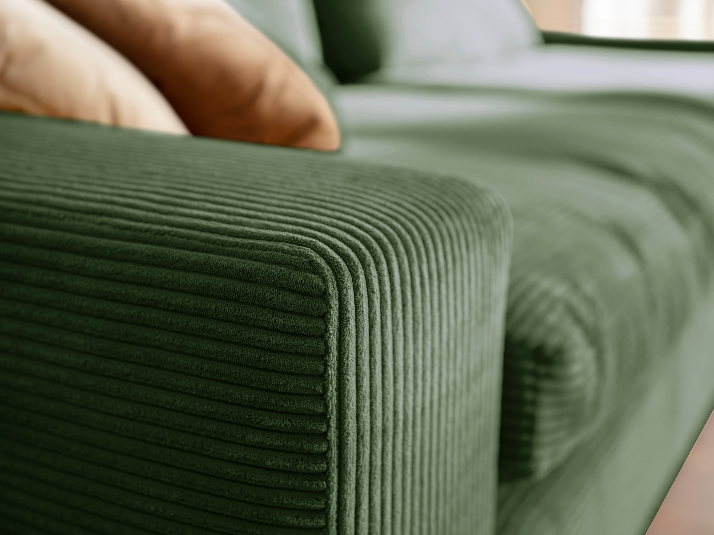 alina Big-Sofa »Sandy«, 256 cm breit und 123 cm tief, in modernem Cordstoff