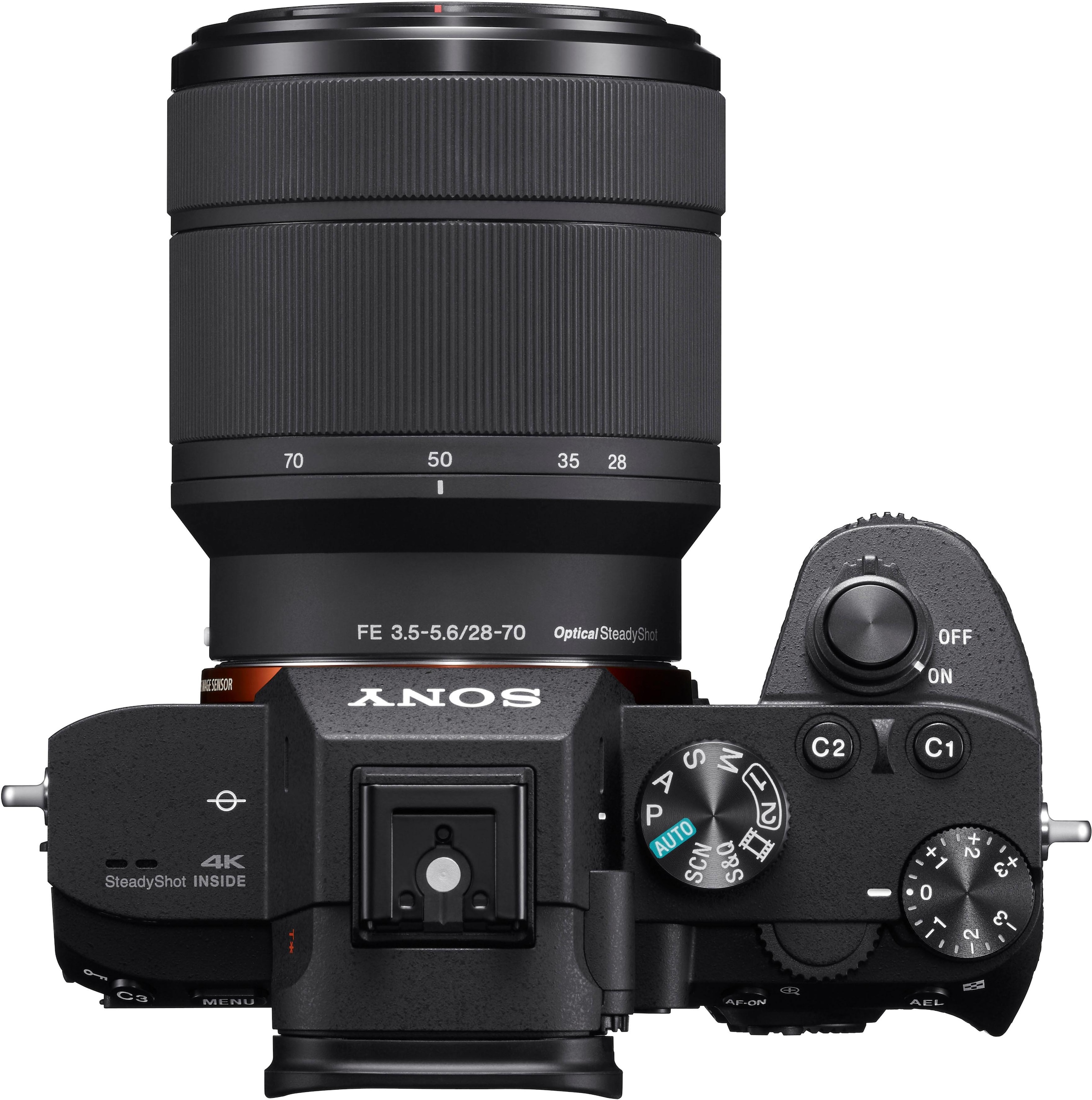 Sony Systemkamera »Alpha 7 III ILCE-7M3KB«, SEL-2870, 24,2 MP, WLAN (Wi-Fi)-NFC  | BAUR