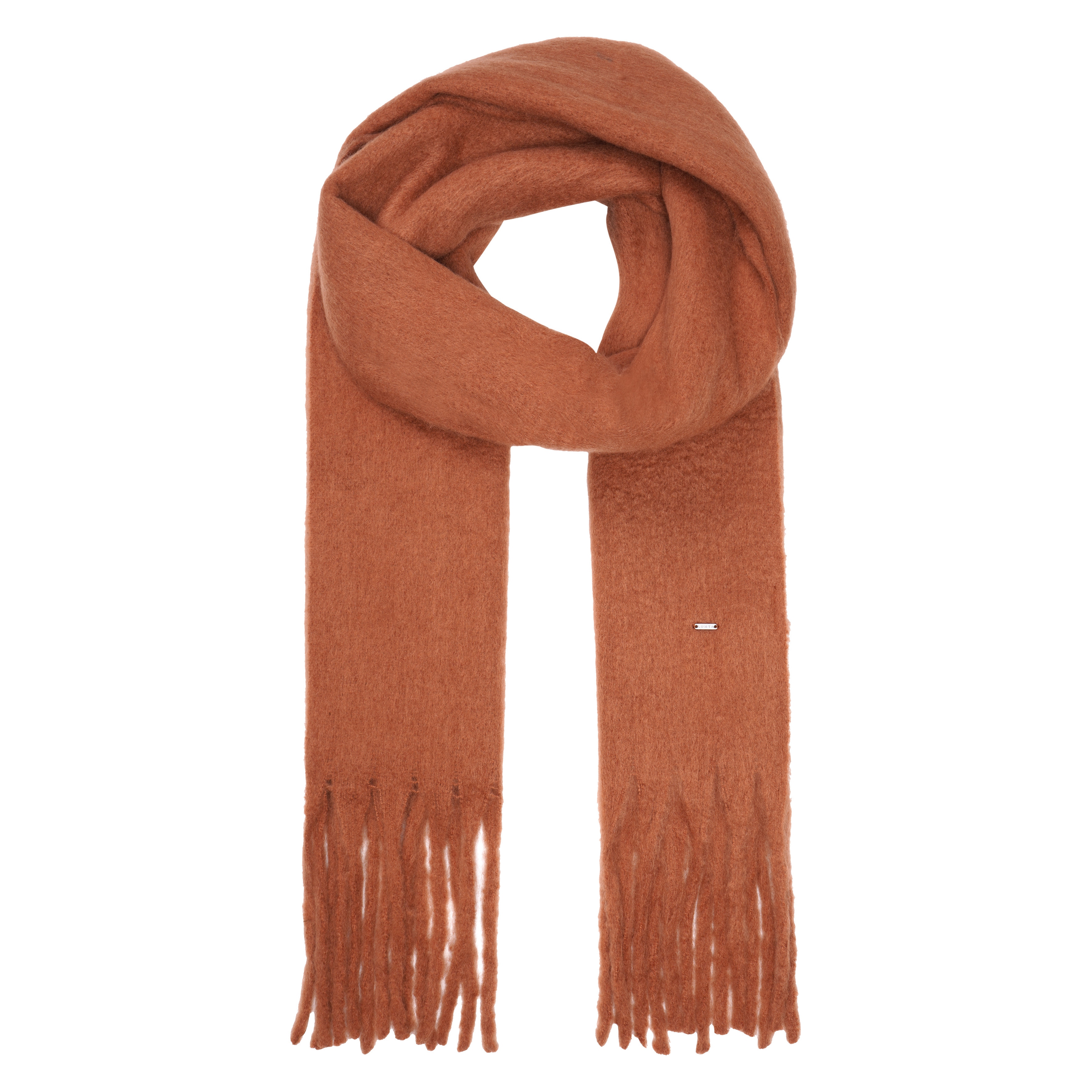 Luhta Schal "LUHTA NAANJOKI" langer Schal, mit Fransen an den Enden, aus Polyester