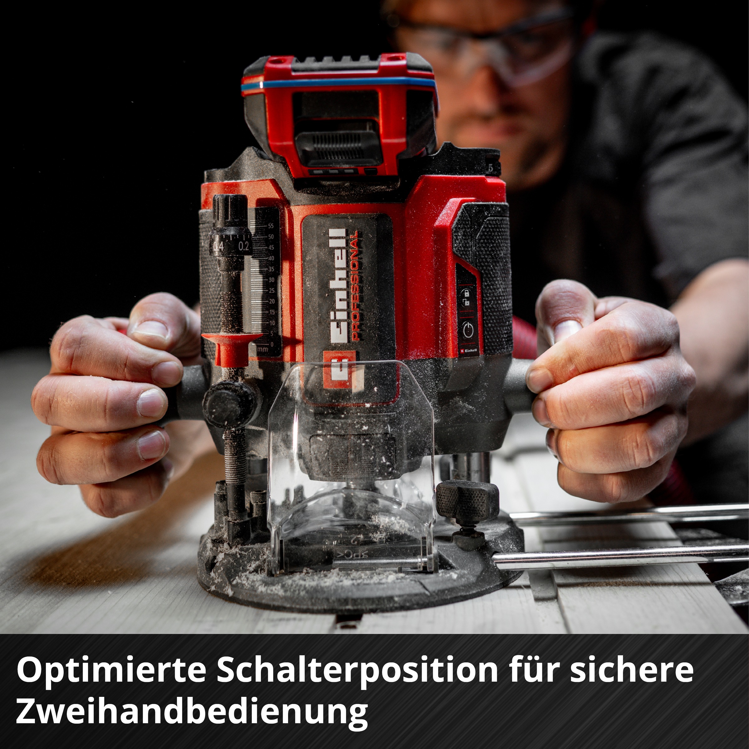Einhell Oberfräse »Professional TP-RO 18/55 Li BL - Solo« ohne Akku und Ladegerät