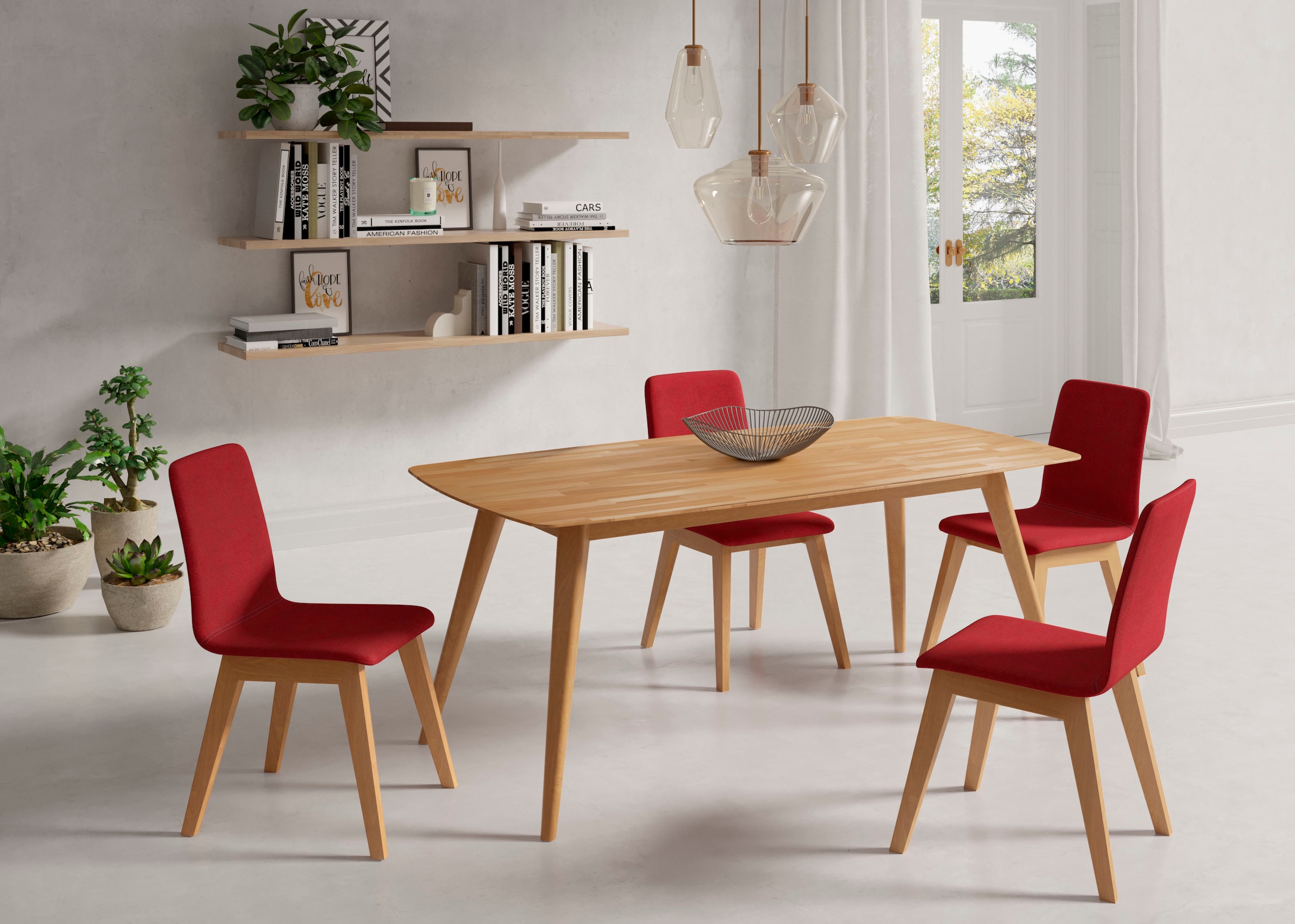 Home affaire Esstisch Breite 140 cm und 180 cm
