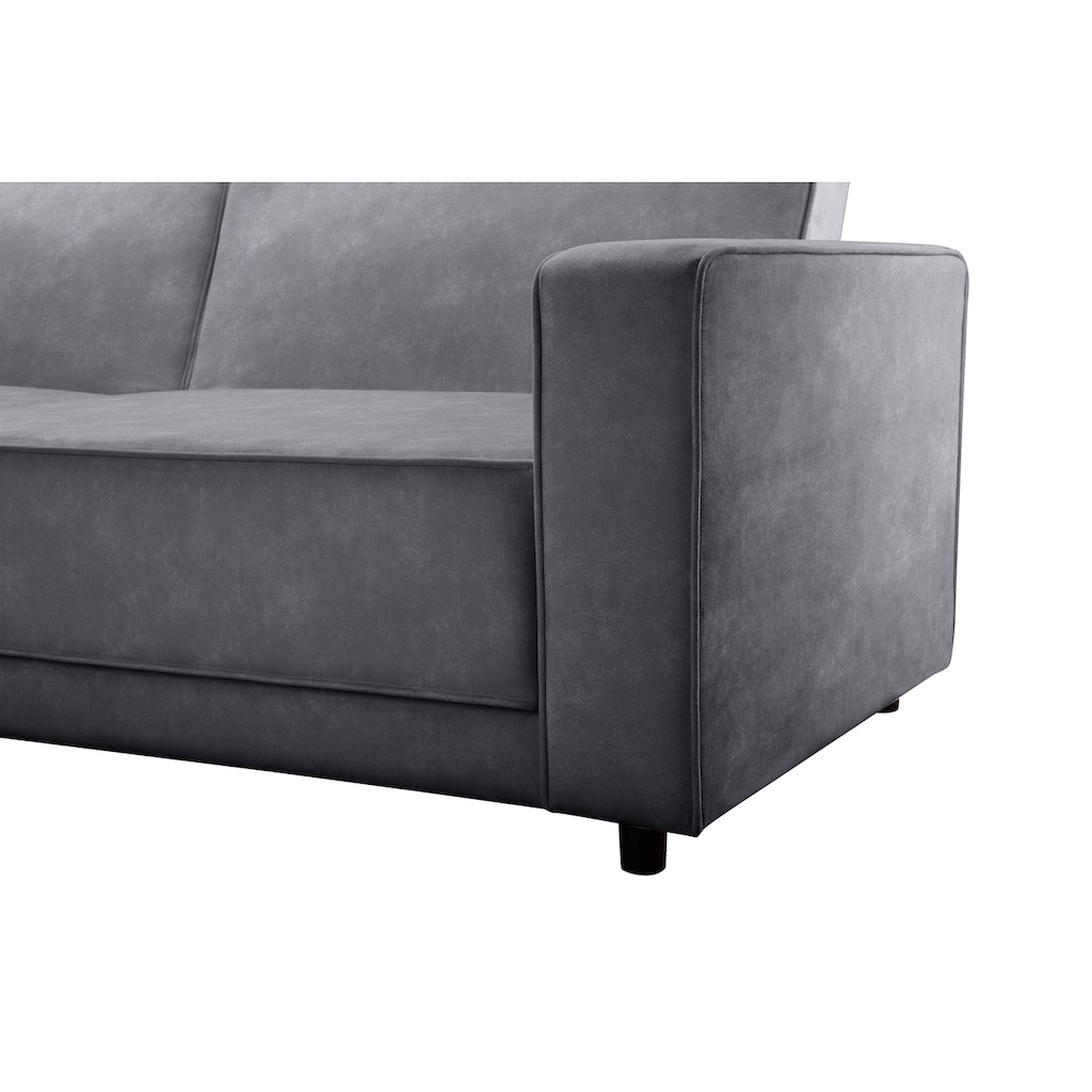 Dorel Home Ecksofa »Allie Schlafsofa 230 cm mit Relaxfunktion in der Rückenlehne«