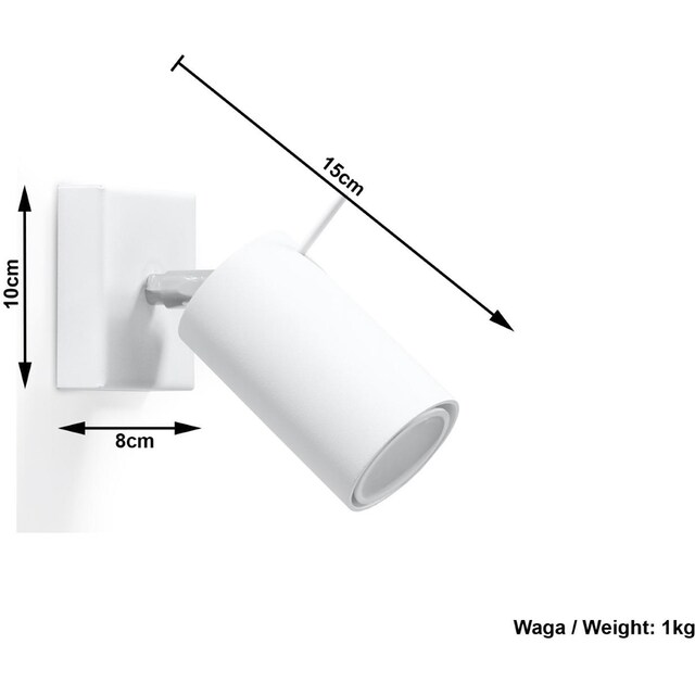 SOLLUX lighting Wandleuchte »RING«, 1 flammig-flammig bestellen | BAUR