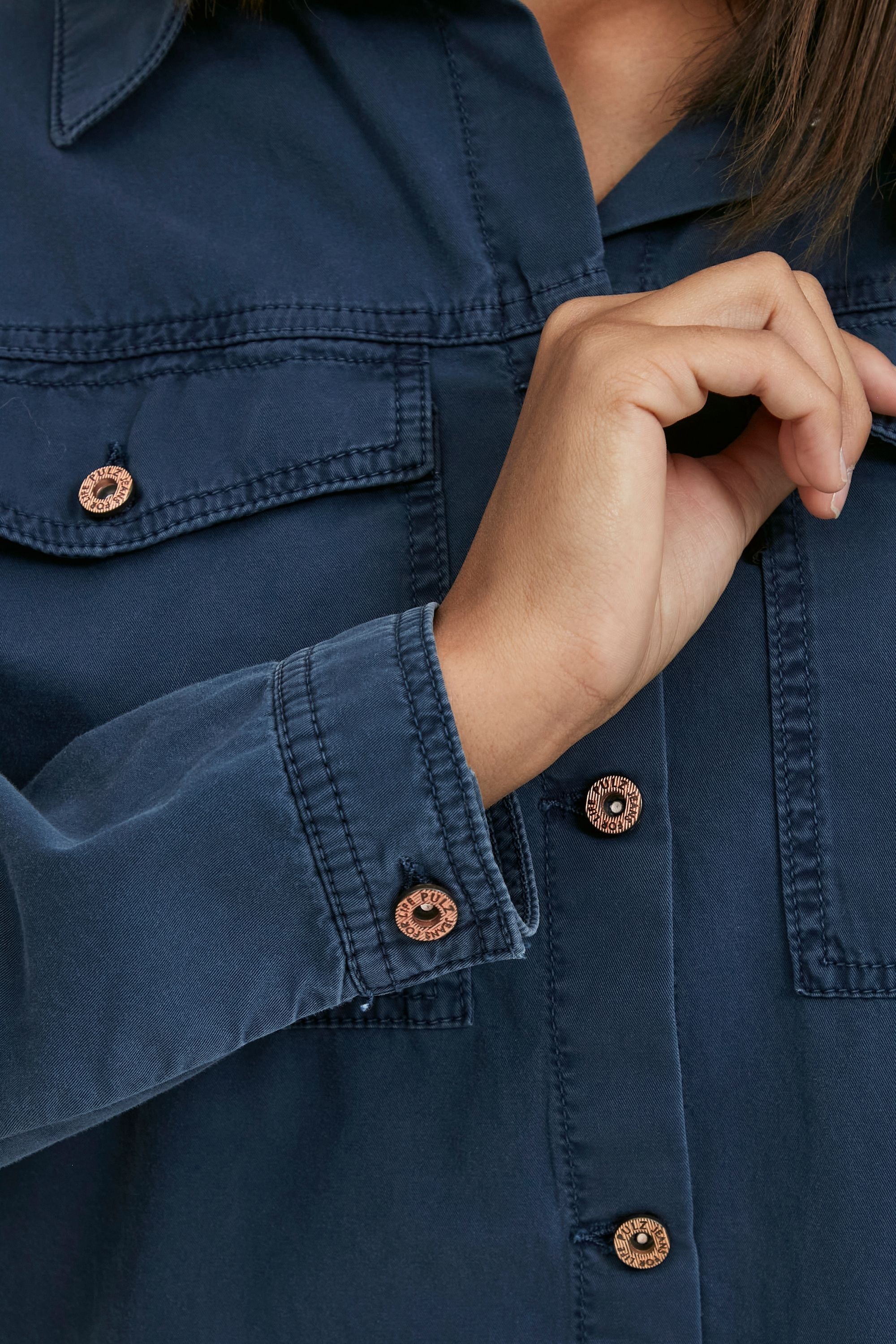 Pulz Jeans Tunika »Langarmhemd PZLene«