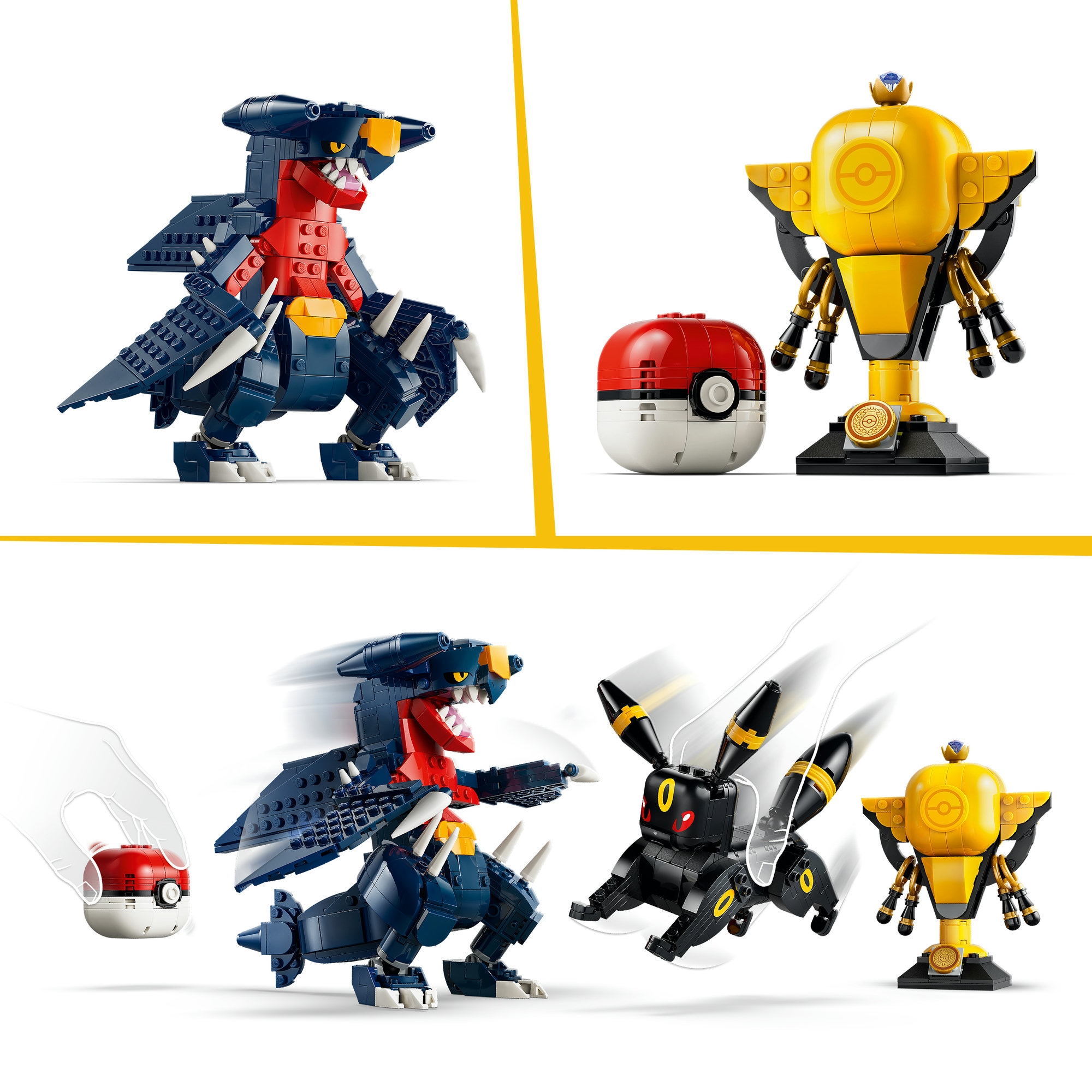 LEGO® Konstruktionsspielsteine »SMART Play™  Nachtaras und Knakracks Duell um die  (72165)« Meisterschaft, LEGO Pokémon; Mit SMART Brick kompatibel (nicht enth.)