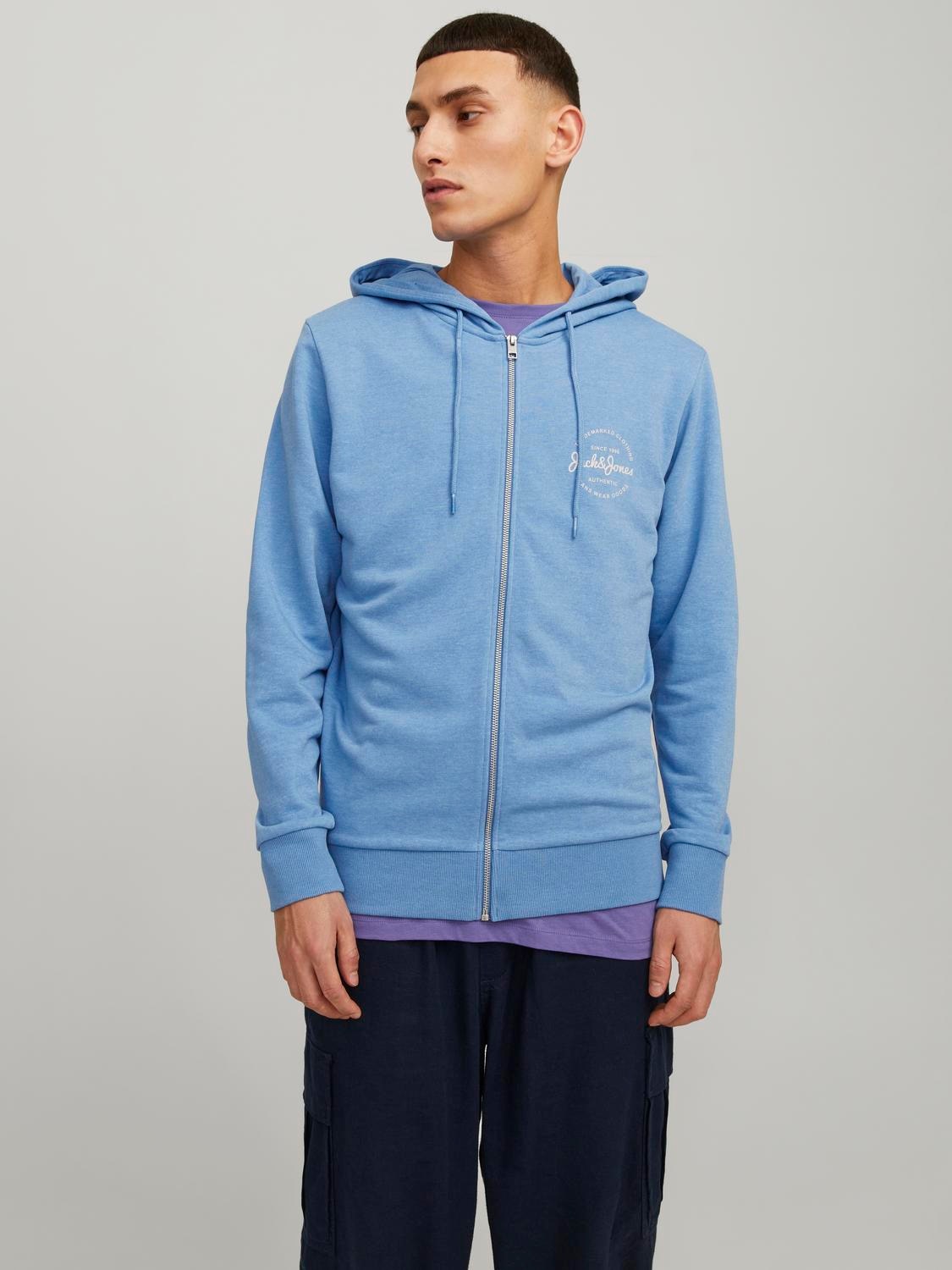 Jack & Jones Sweatjacke "JJFOREST SWEAT ZIP HOOD" günstig online kaufen