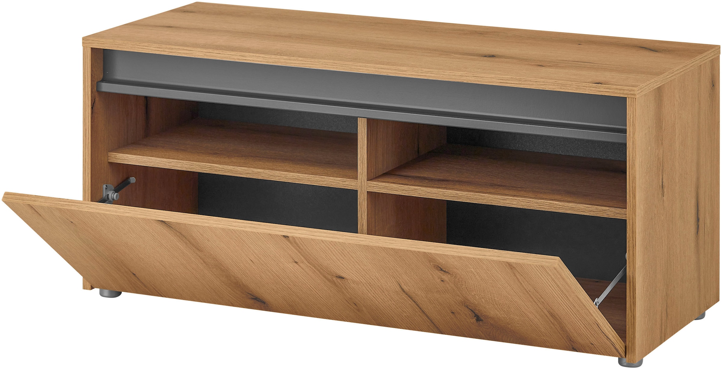 INOSIGN Schuhbank »GiRON/CiTY, Garderobenbank mit Klappe, Sitzbank in vier Farben«, viel Stauraum, Platz für ca. 8 Paar Schuhe, 100 cm breit