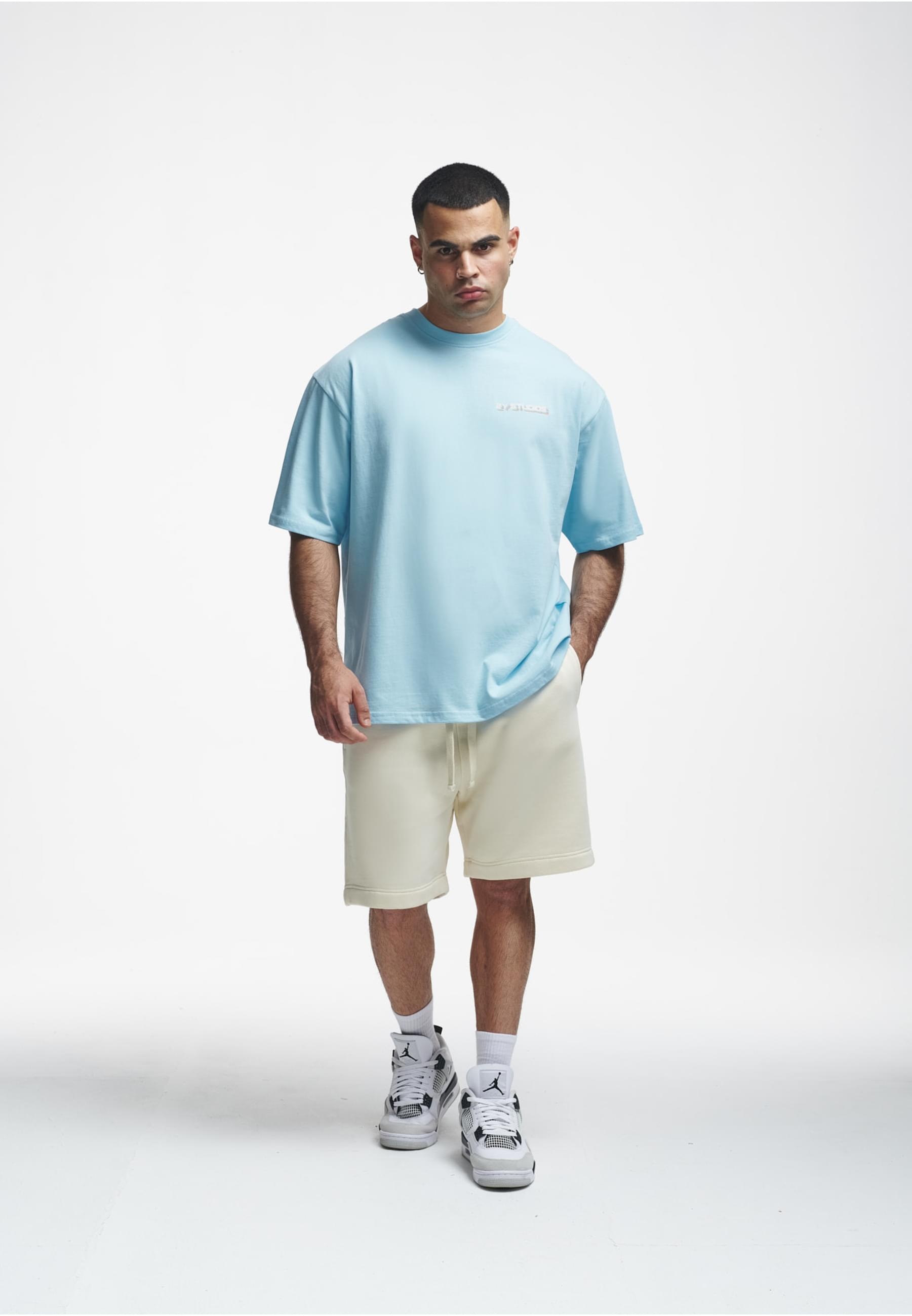 2Y Studios T-Shirt »2Y Studios Herren 2Y Good Vibes Only Oversize Tee«, (1 tlg.)