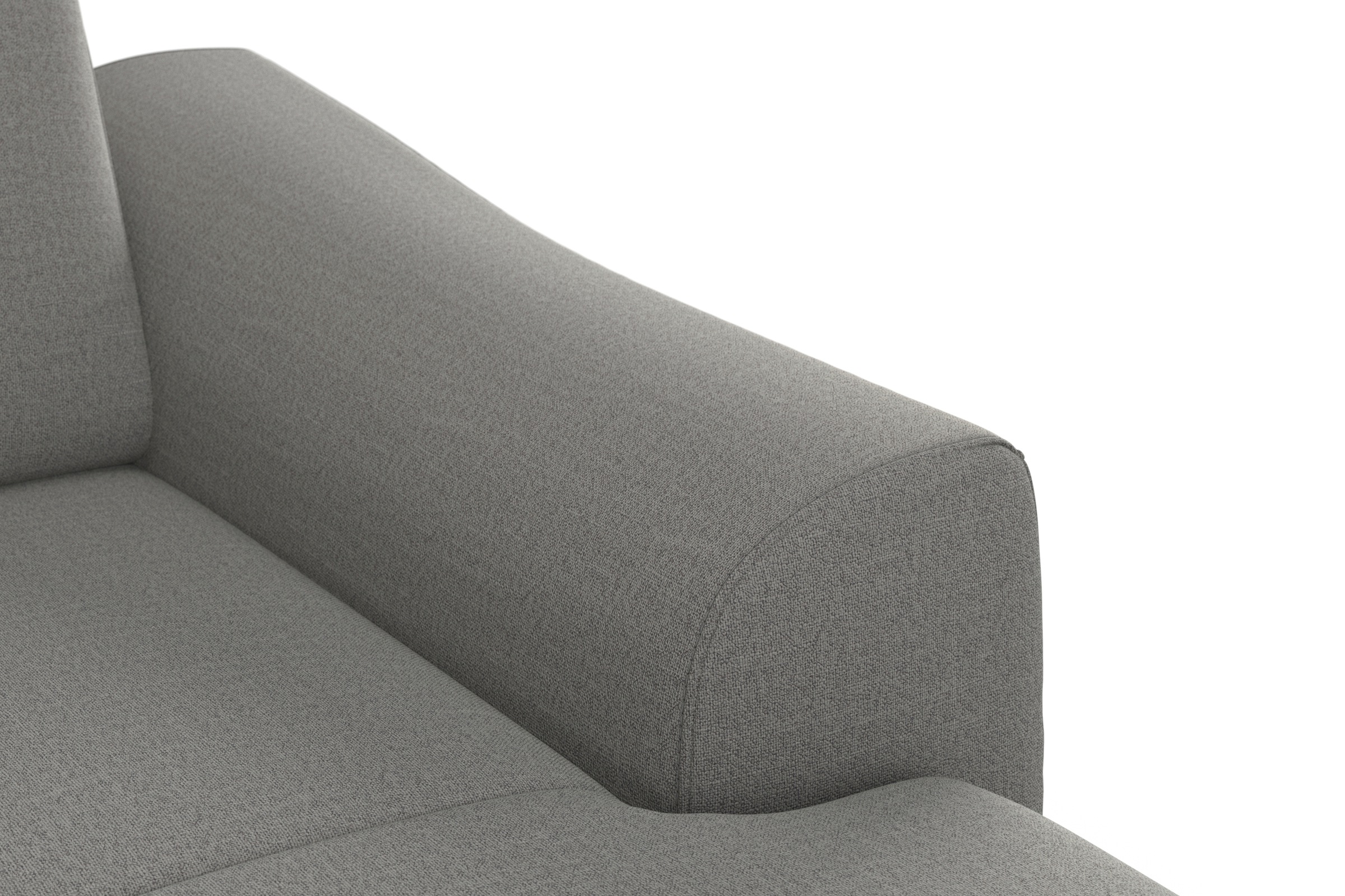 sit&more Wohnlandschaft »Dundee U-Form«, mit Federkern und Edelstahlfüßen, wahlweise mit Kopfteilverstellung