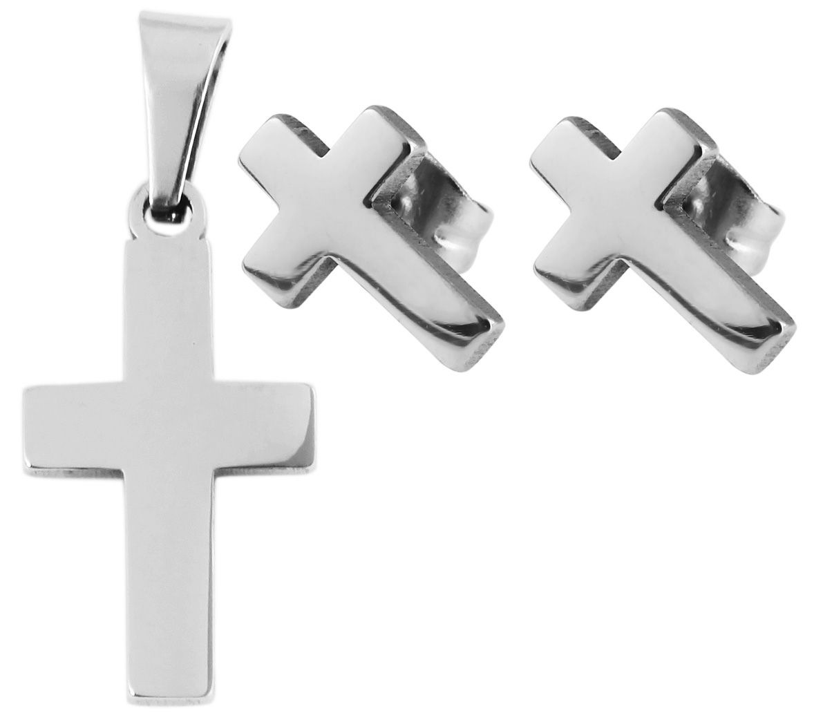 Adelia´s Kettenanhänger »Unisex Anhänger – Kreuz Kreuzanhänger aus Edelstahl«  Perfekt zum Verschenken an besondere Menschen