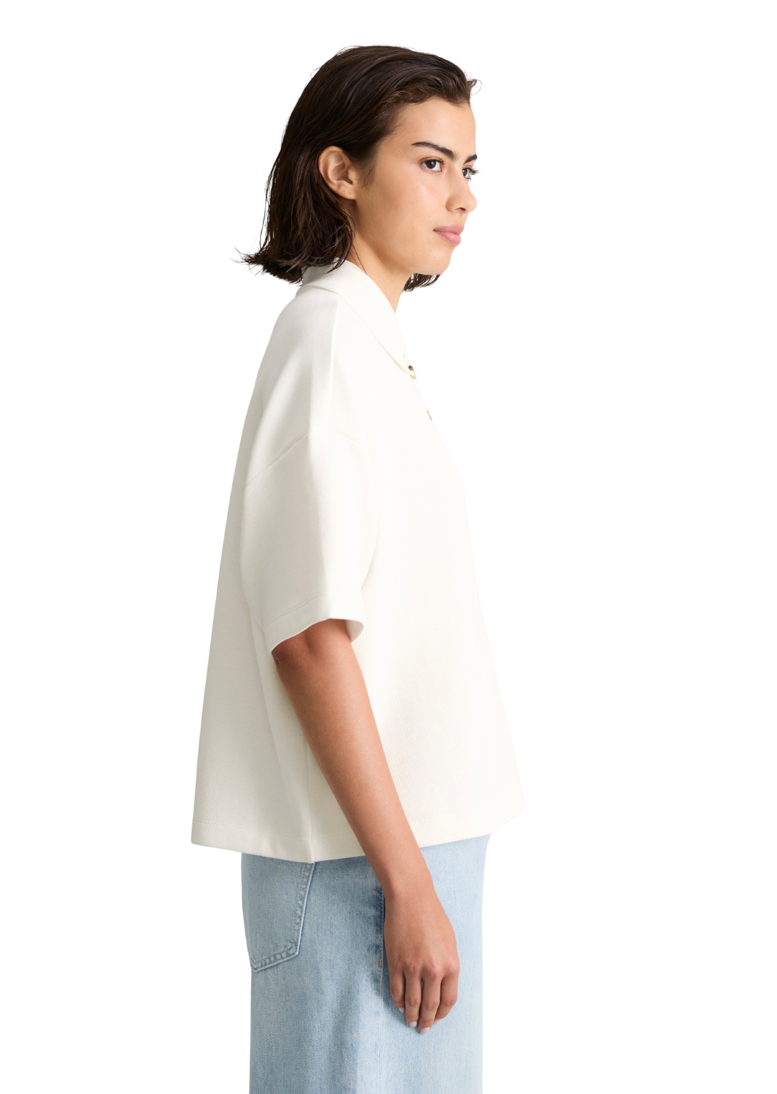 Marc O'Polo DENIM Poloshirt »aus weichem Rib-Jersey«