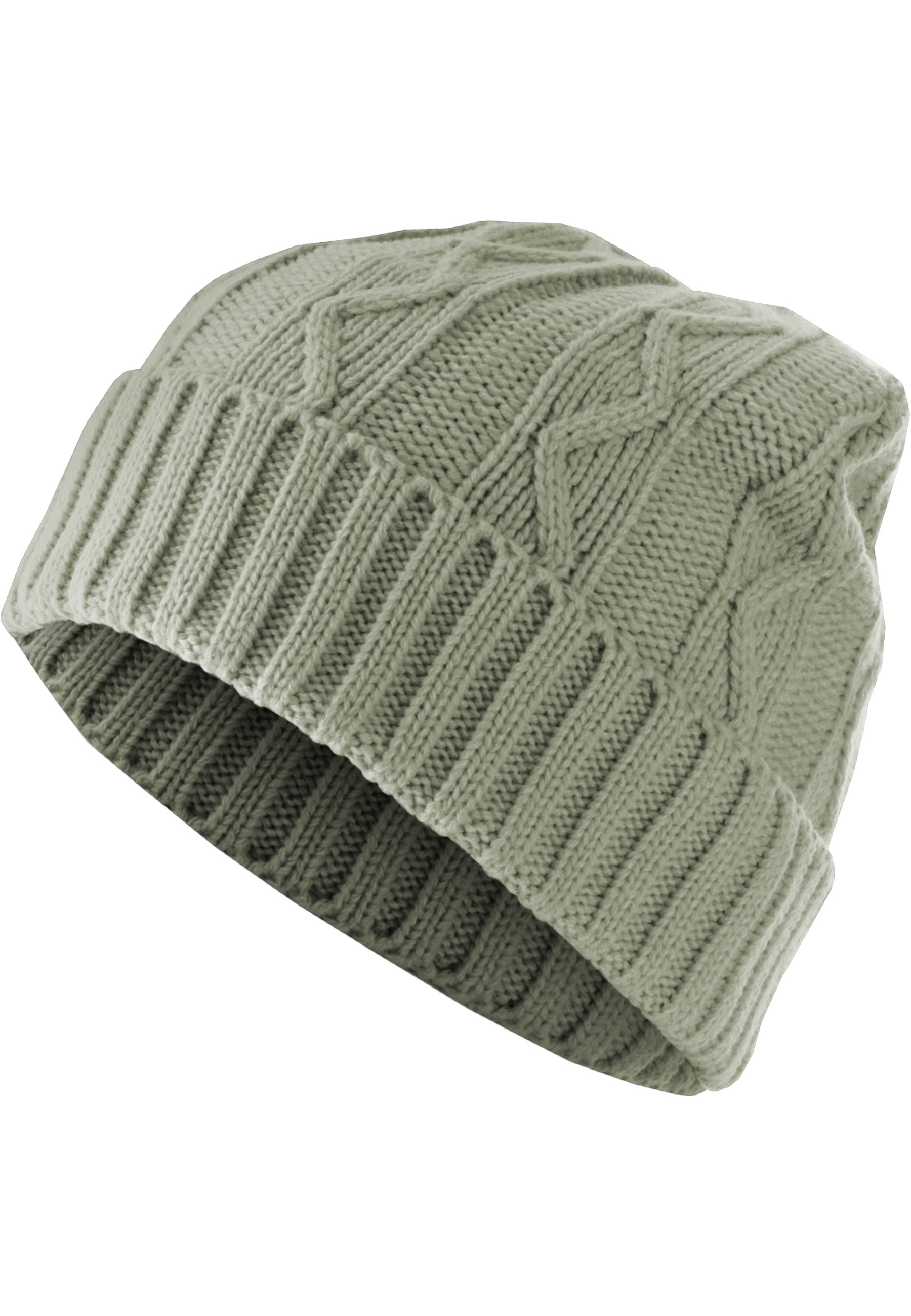 MSTRDS Beanie "MSTRDS Unisex Beanie Cable Flap" 1 Stk. günstig online kaufen