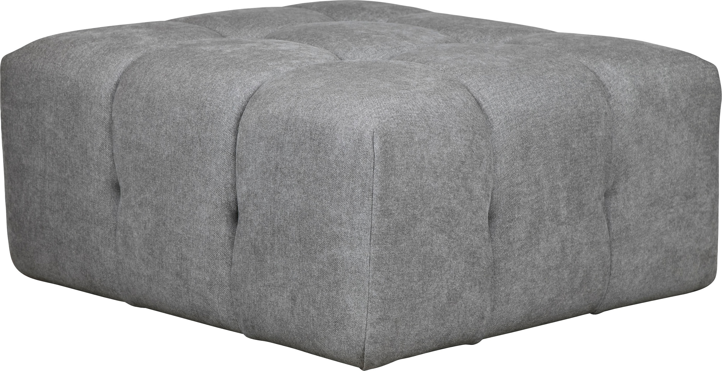 Home affaire Polsterhocker "APERIRE Sitzhocker mit Steppung, Maße B/T/H: 76/76/41 cm" passend zur Serie, hoher Sitzkomfort und modernes Design