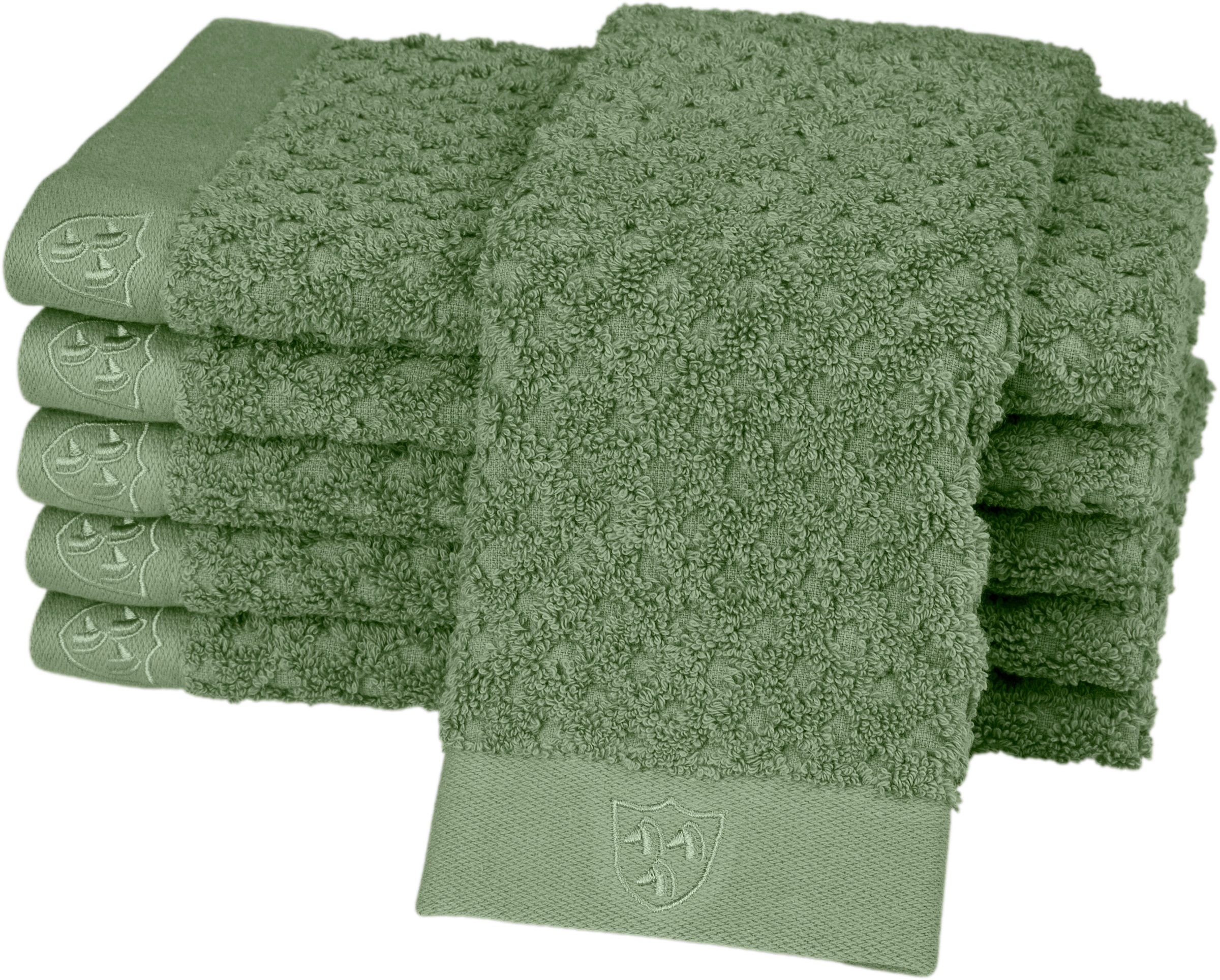 ROSS Gästehandtücher "Harmony" 100 % Baumwolle, Hoch Tief Struktur, viele F günstig online kaufen