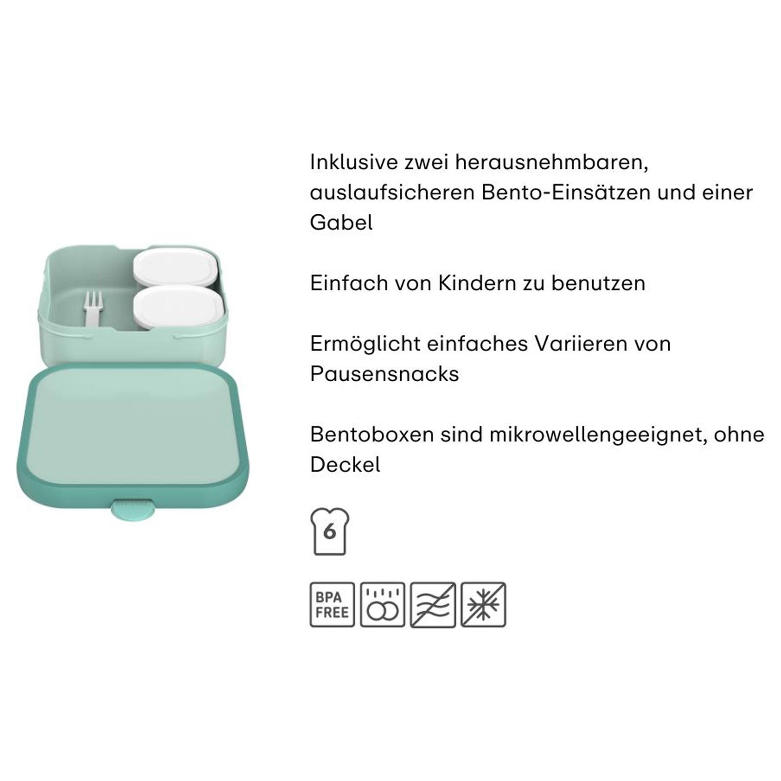 Thumbnail - Mepal Lunchbox "Brotdose XL Campus (2025) 1,3 l" 1 Stk. tlg.