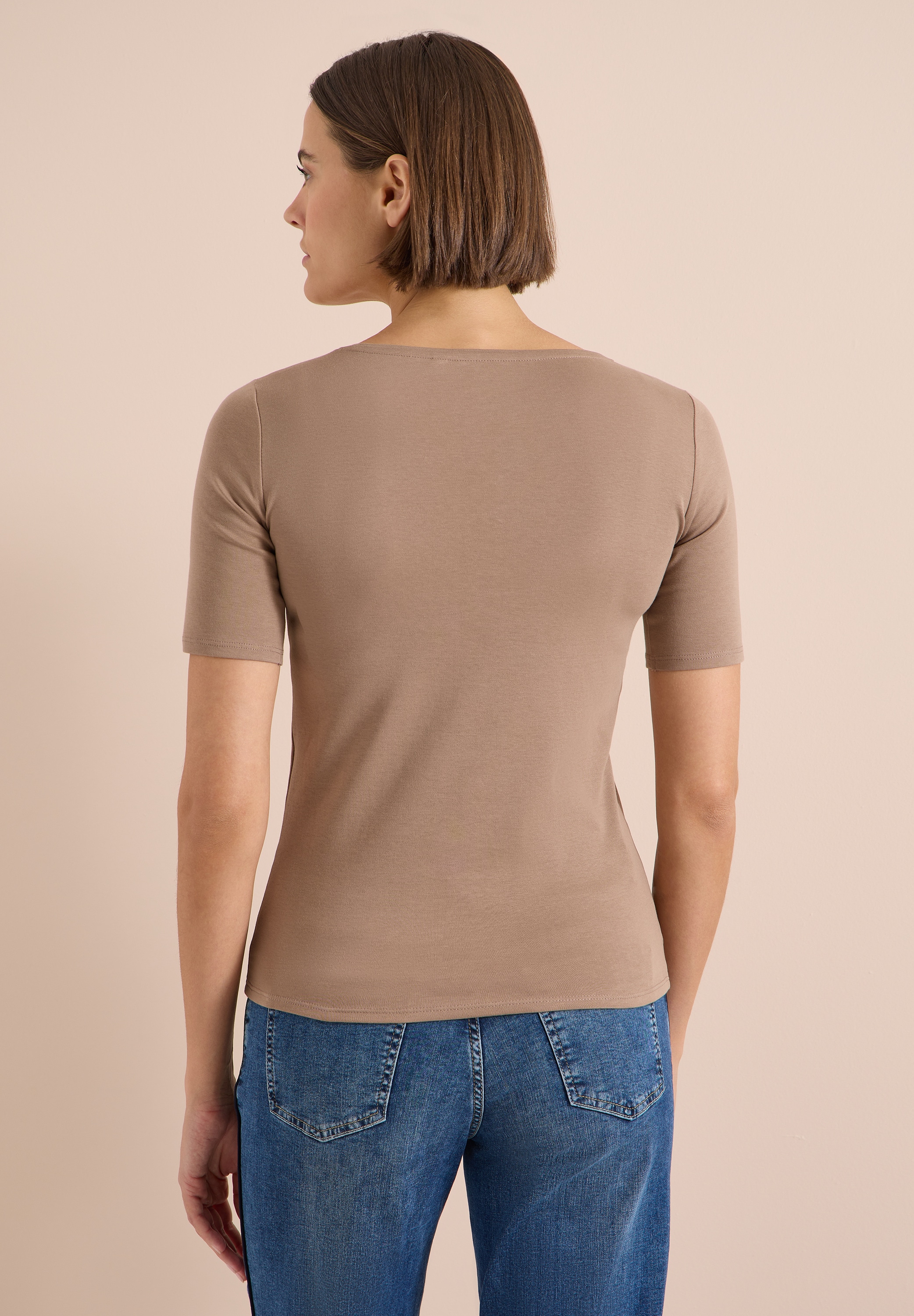 Cecil T-Shirt in Unifarbe