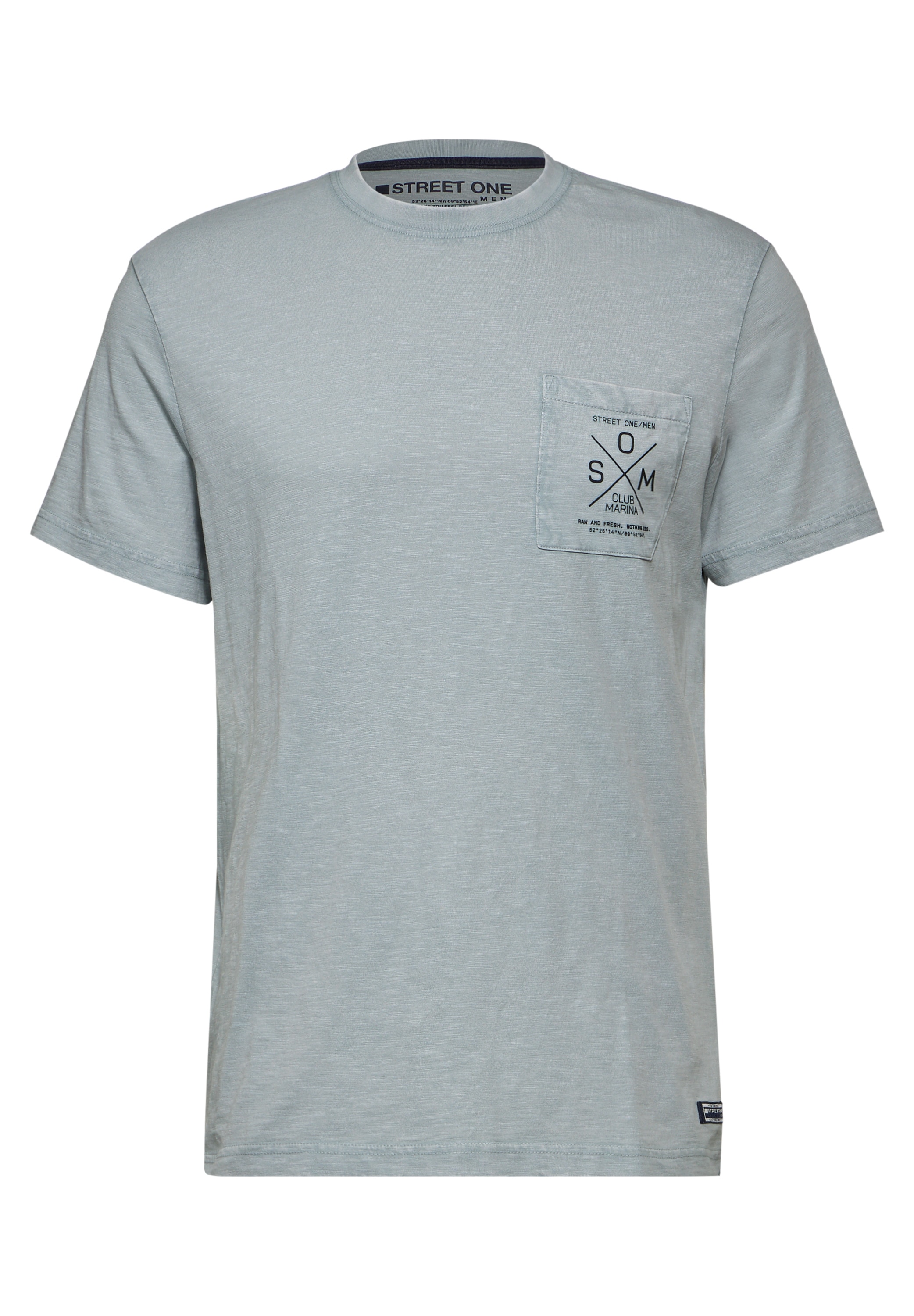 STREET ONE MEN T-Shirt, mit Brusttasche