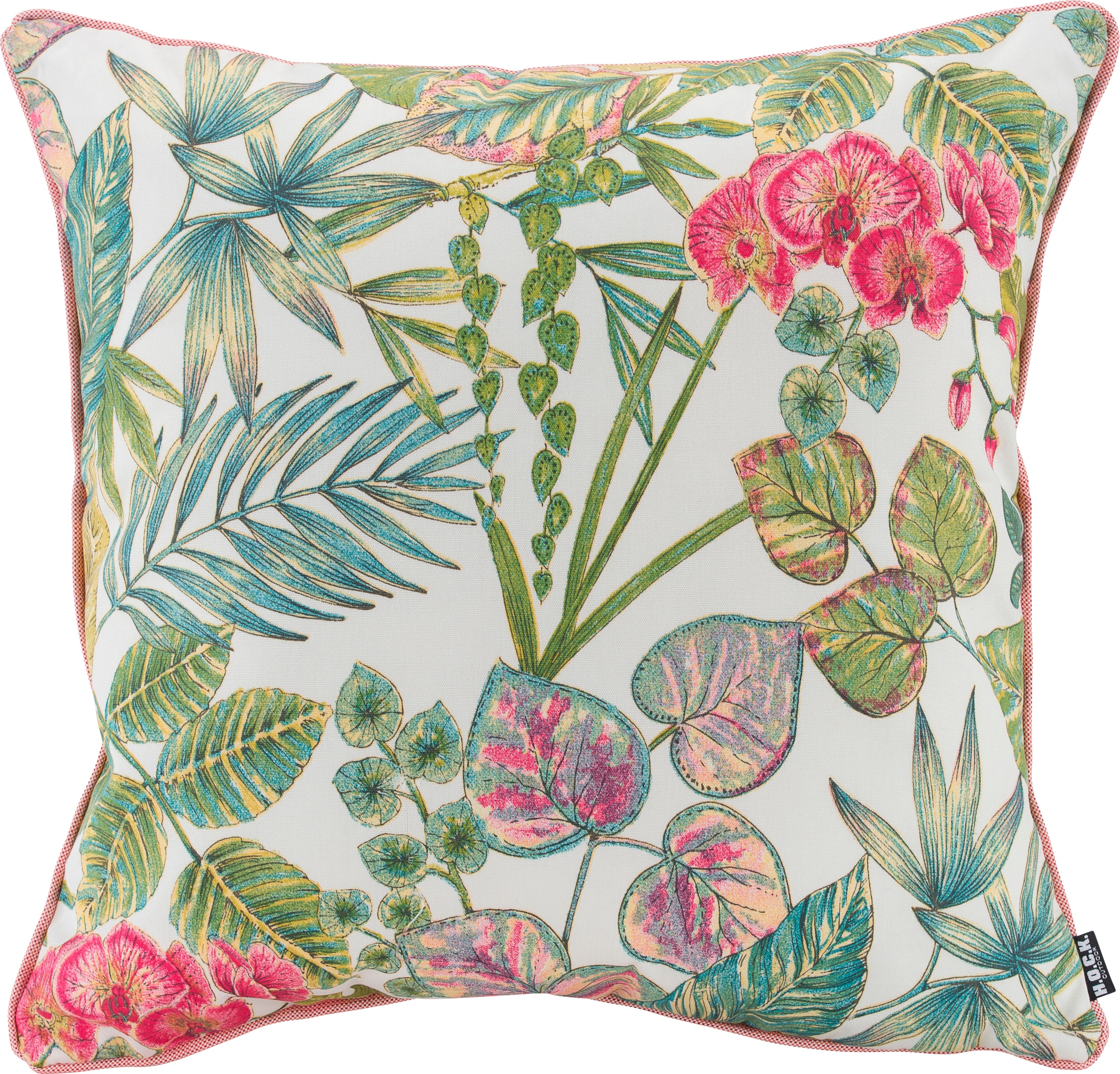H.O.C.K. Dekokissen "Eliza-Bouquet Outdoor" Outdoor geeignet, Kissenhülle mit Füllung, 1 Stück