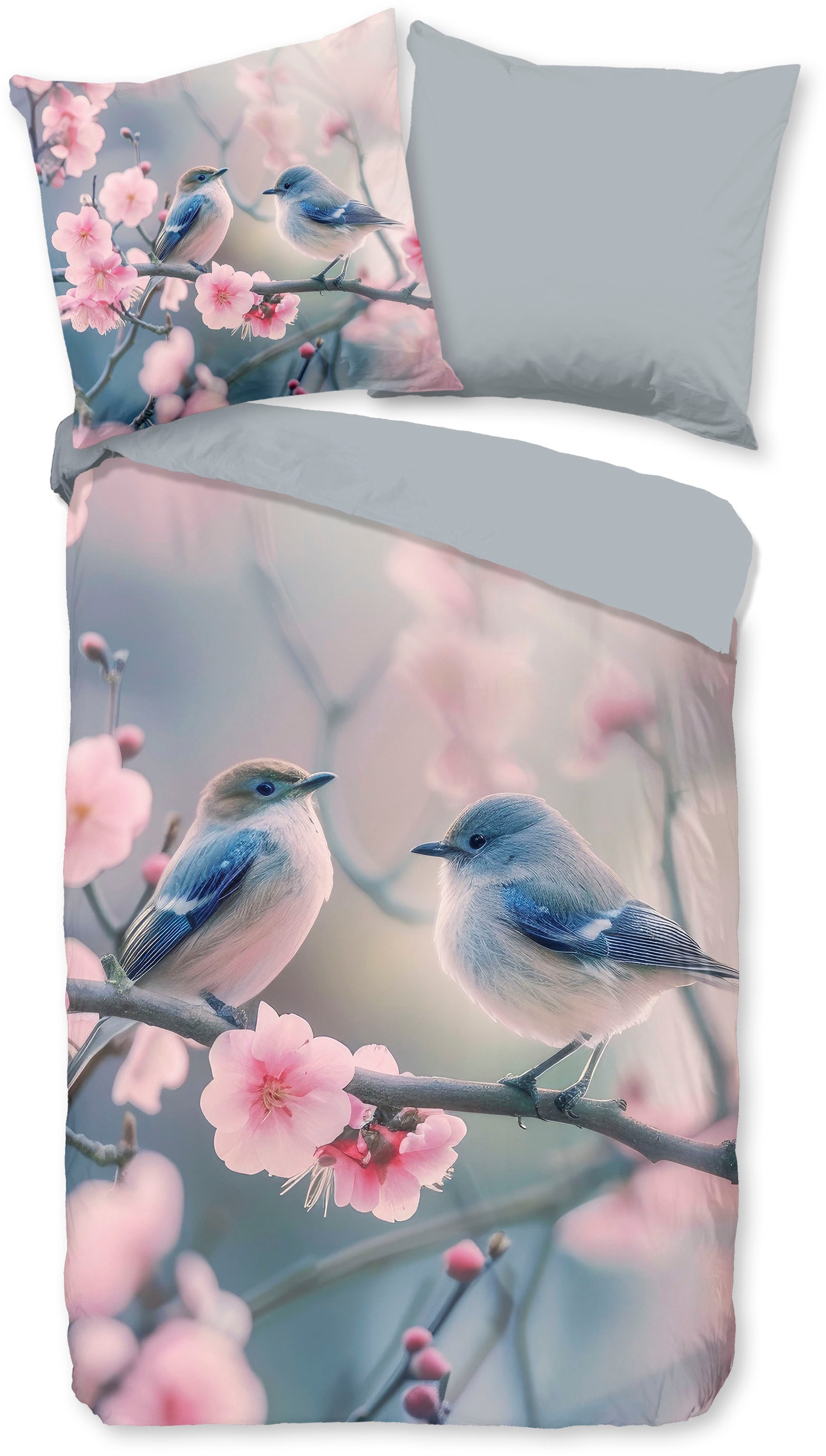 good morning Wendebettwäsche "Hannu" 3 Stk. tlg. 100% Baumwolle, Renforcé, günstig online kaufen