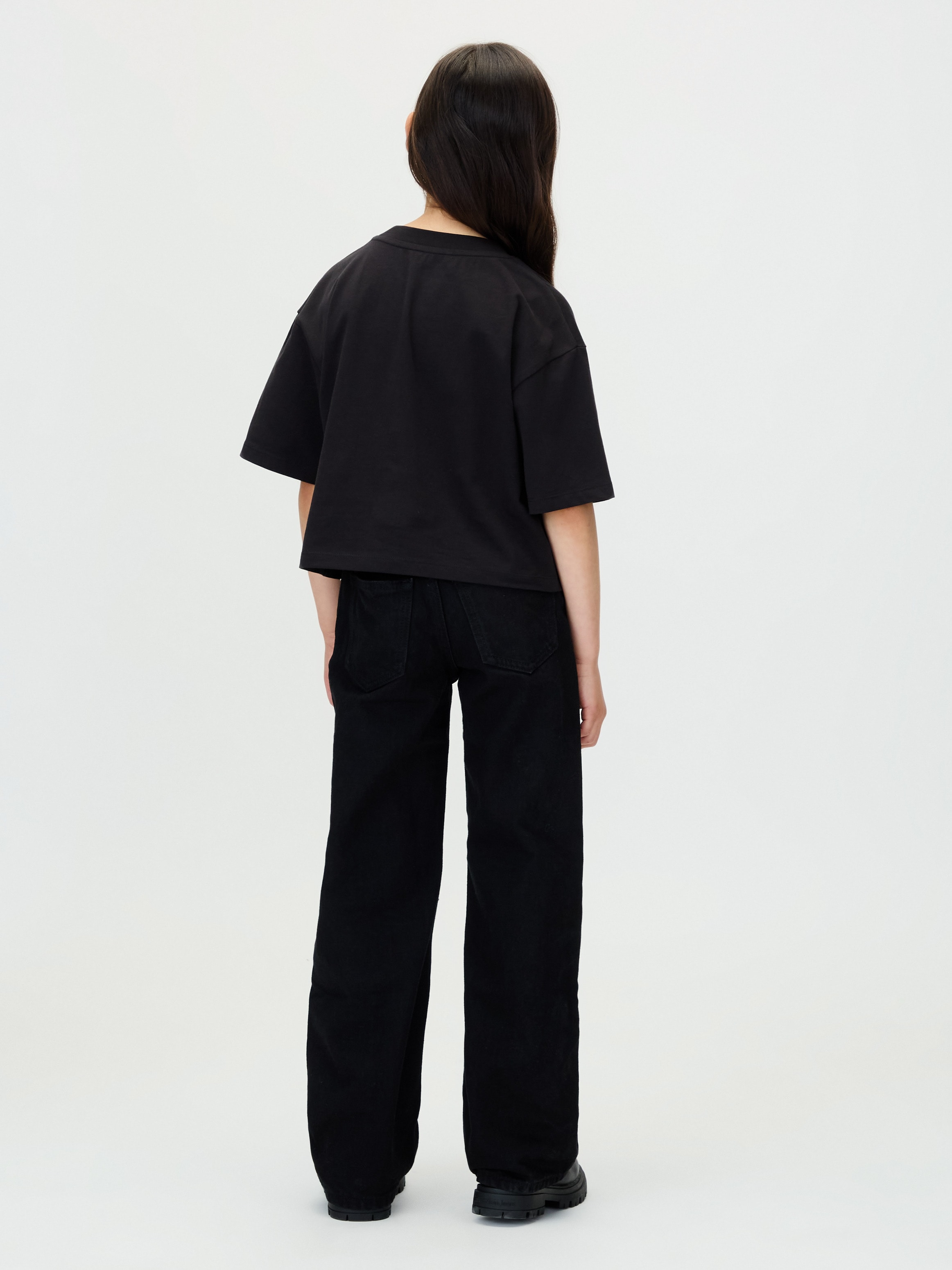 Calvin Klein Jeans Weite Jeans »HR WIDE LEG«, für Kinder bis 16 Jahre, hoher Bund