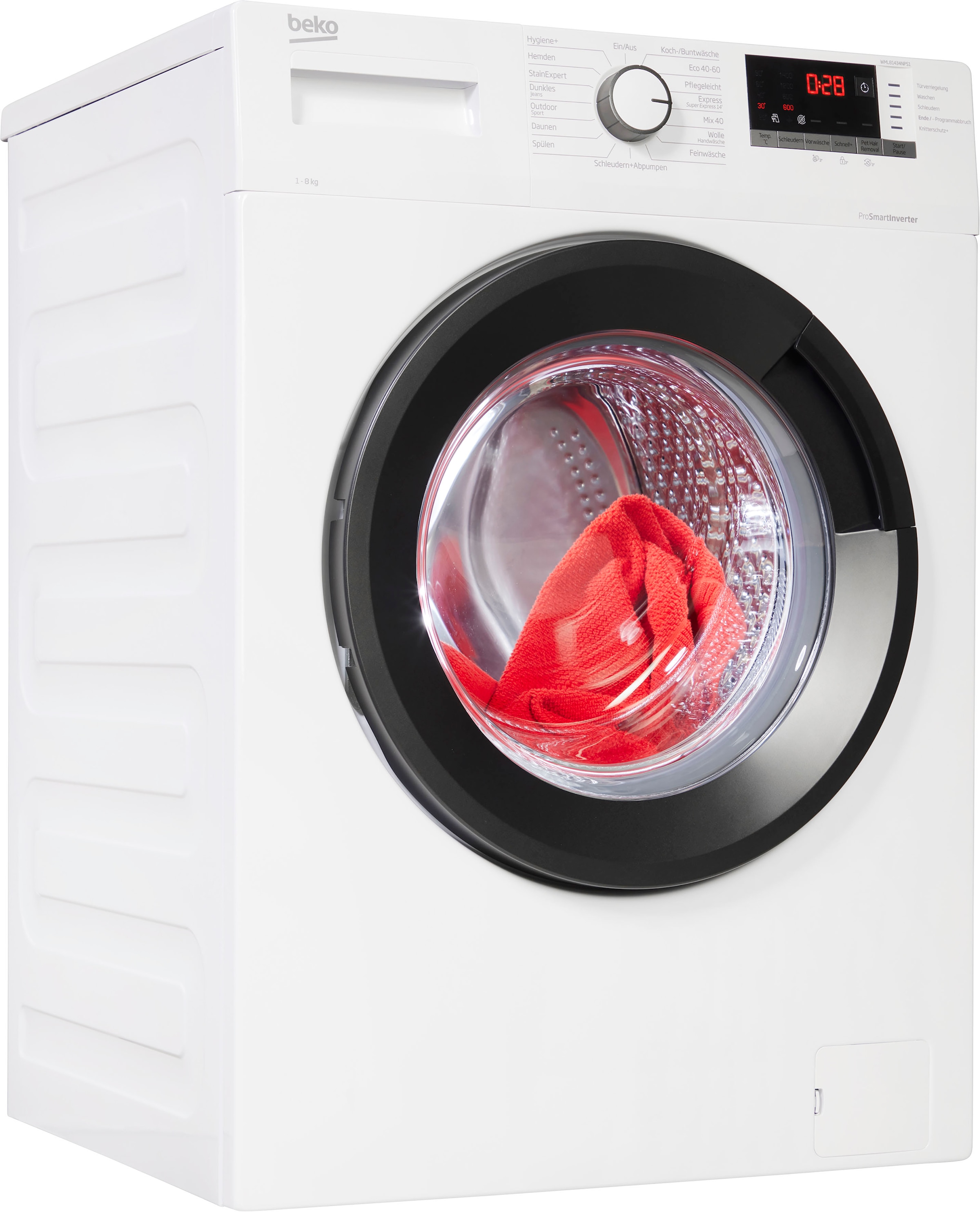 BEKO Skalbimo mašina »WML81434NPS1« WML8143...