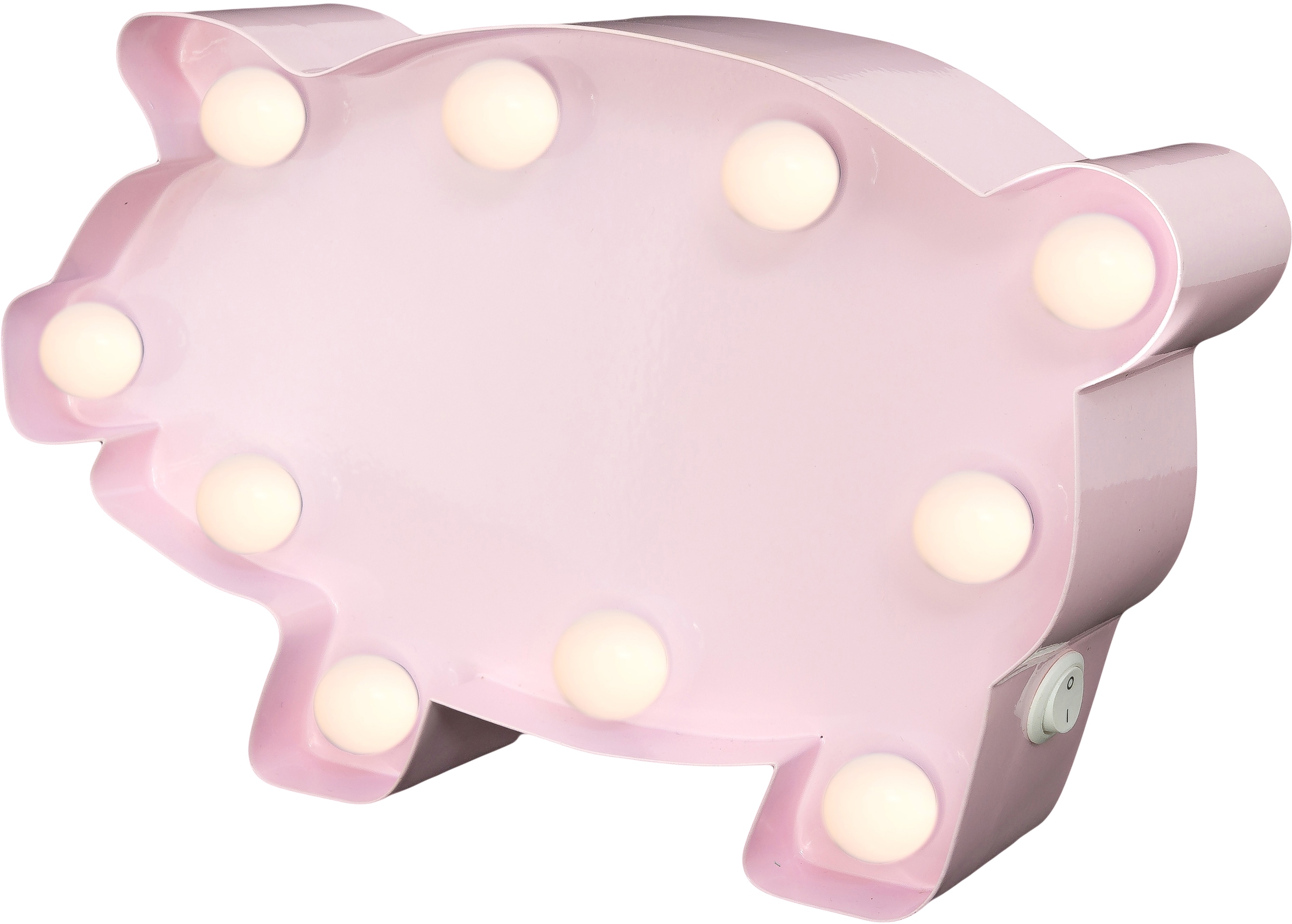 »Pig«, 10 10 | - BAUR flammig-flammig, Wandlampe, LED kaufen mit LEDs Pig Dekolicht Tischlampe festverbauten LIGHTS 23x14 cm MARQUEE