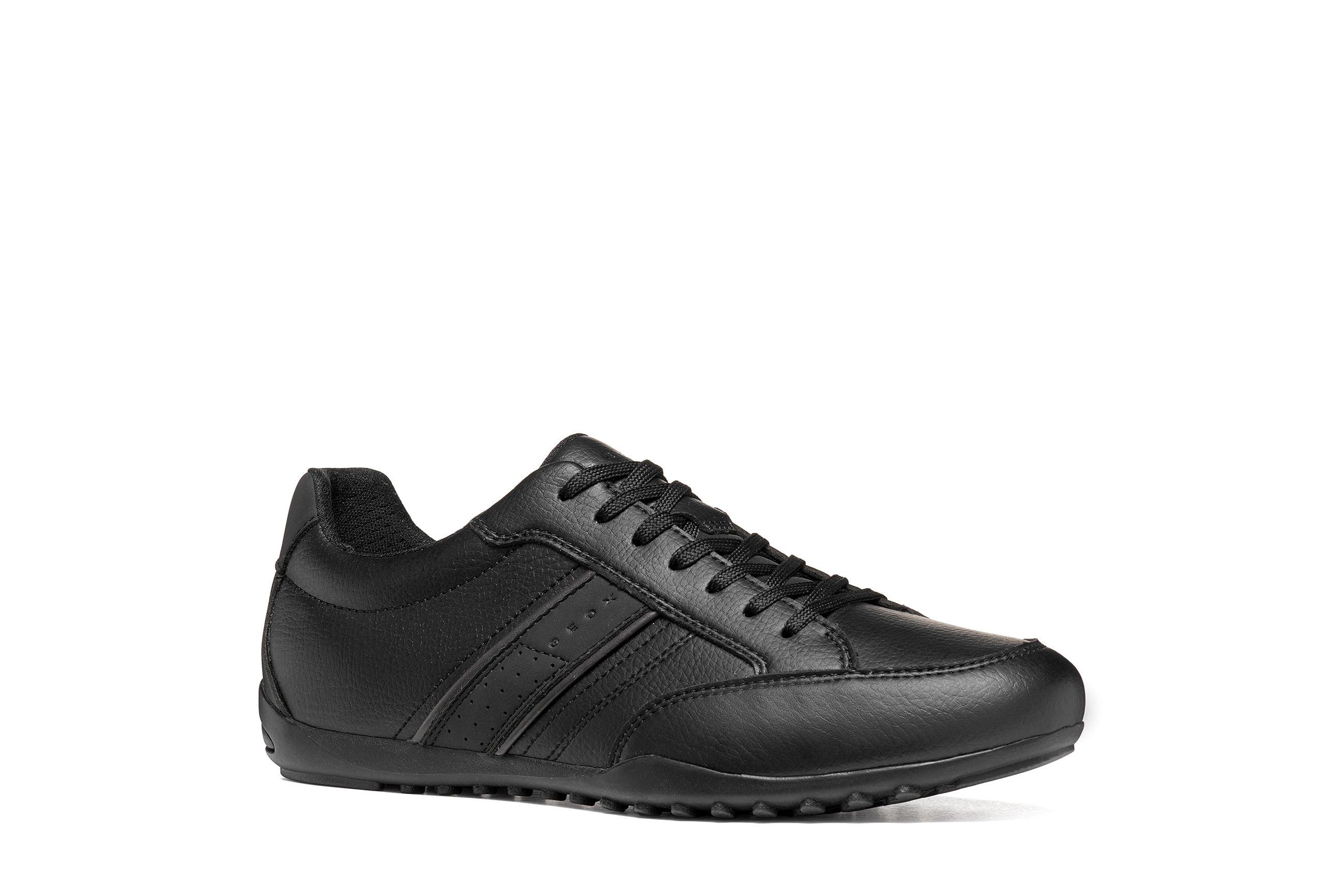 Geox Schnürschuh "U WELLS" Freizeitschuh, Sneaker, Halbschuh mit seitlicher Logprägung