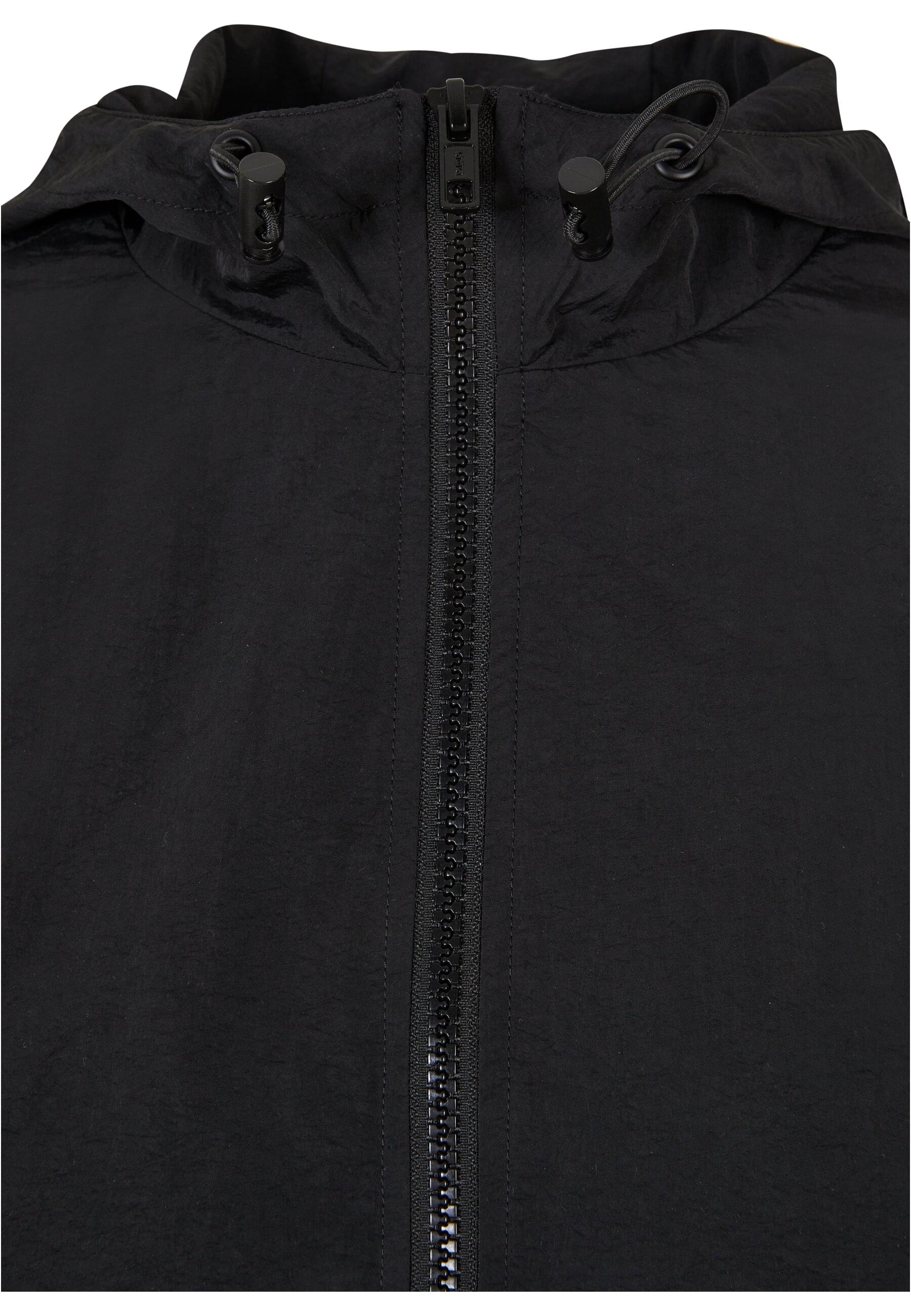 URBAN CLASSICS Allwetterjacke »Urban Classics Damen Ladies Short 3-Tone Crinkle Jacket«, (1 St.), mit Kapuze