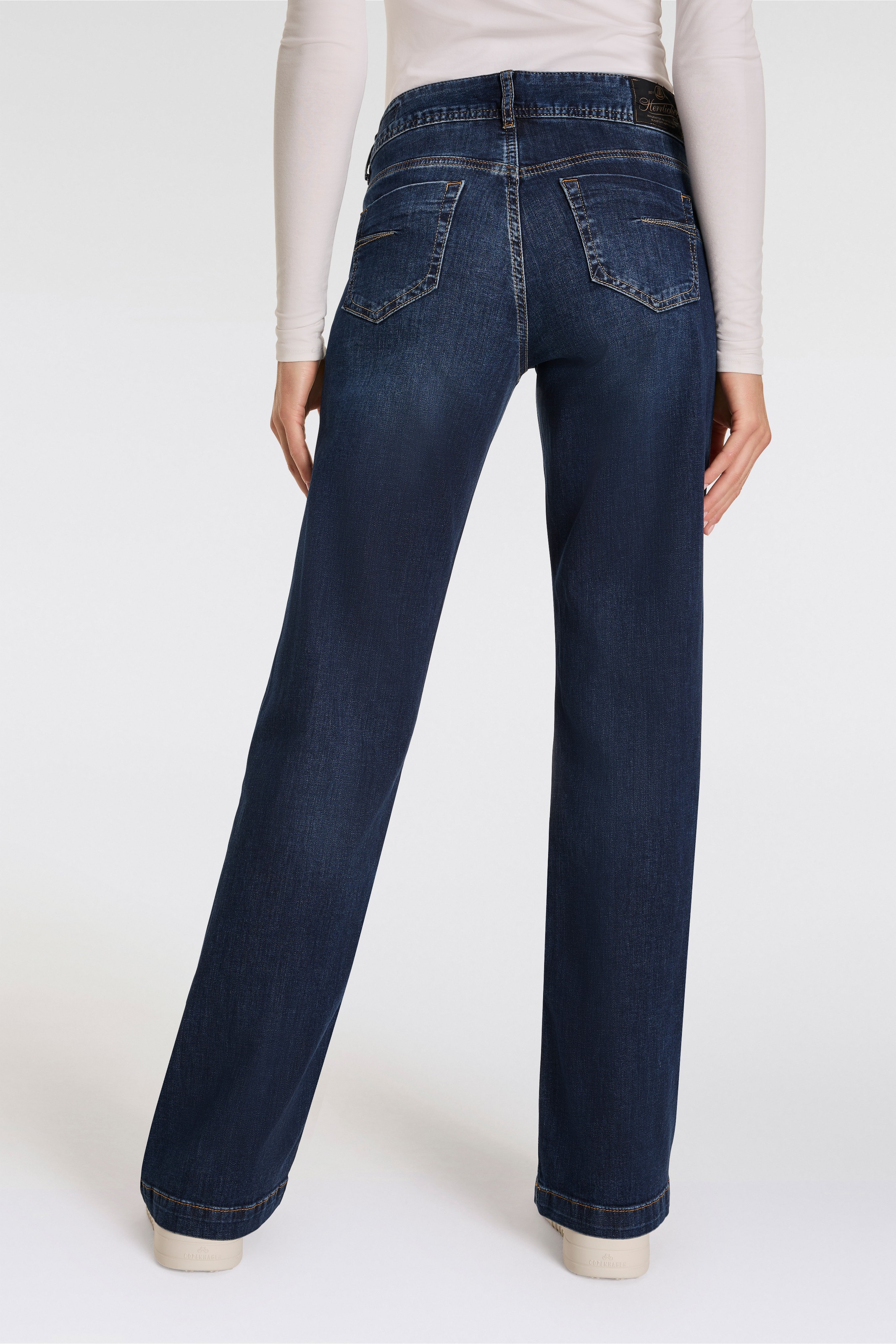 Herrlicher 5-Pocket-Jeans "Edna Denim Light" im Flared Fit günstig online kaufen