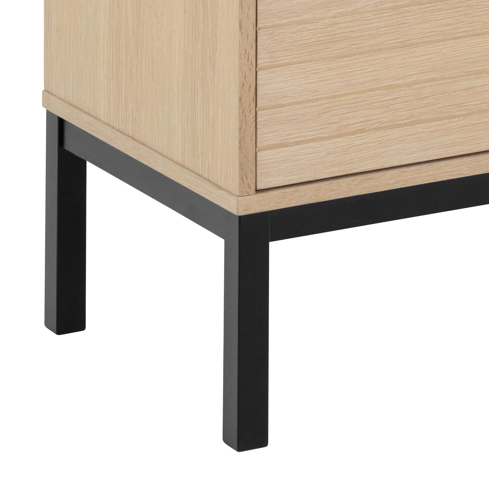 ACTONA GROUP Anrichte »Kensington«, Schrank, 4 Türen und 6 Böden weiss pigmentiert Eiche, 91x40x120cm
