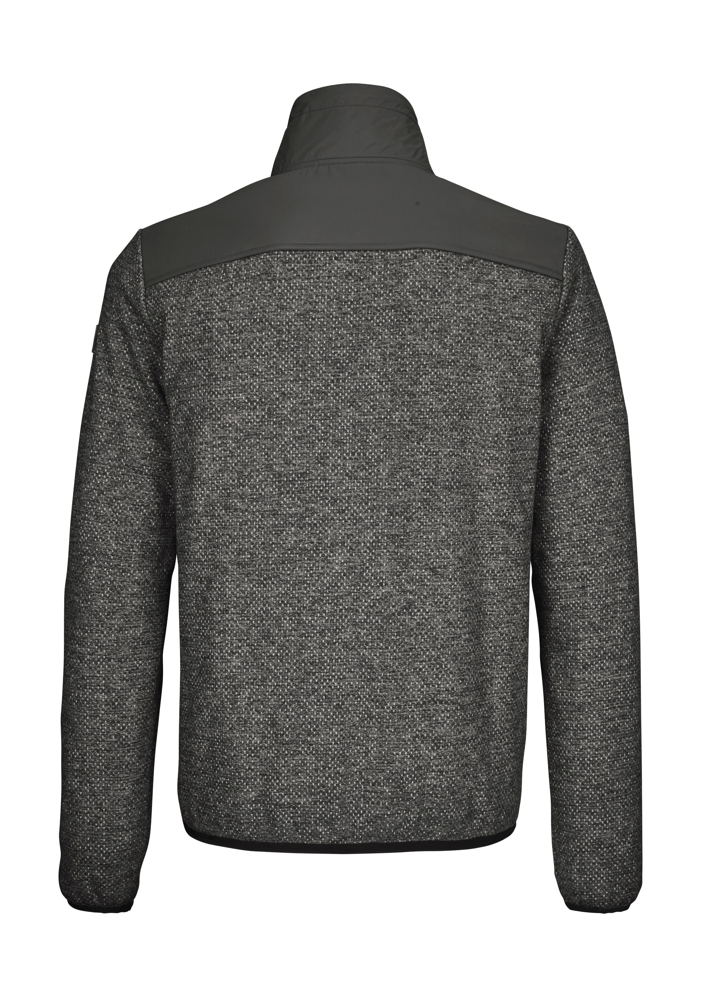 G.I.G.A. DX by killtec Fleecejacke »GS 135 MN KNTFLC JCKT«, Wasserabweisende Strickfleecejacke mit verstellbarem Stehkragen