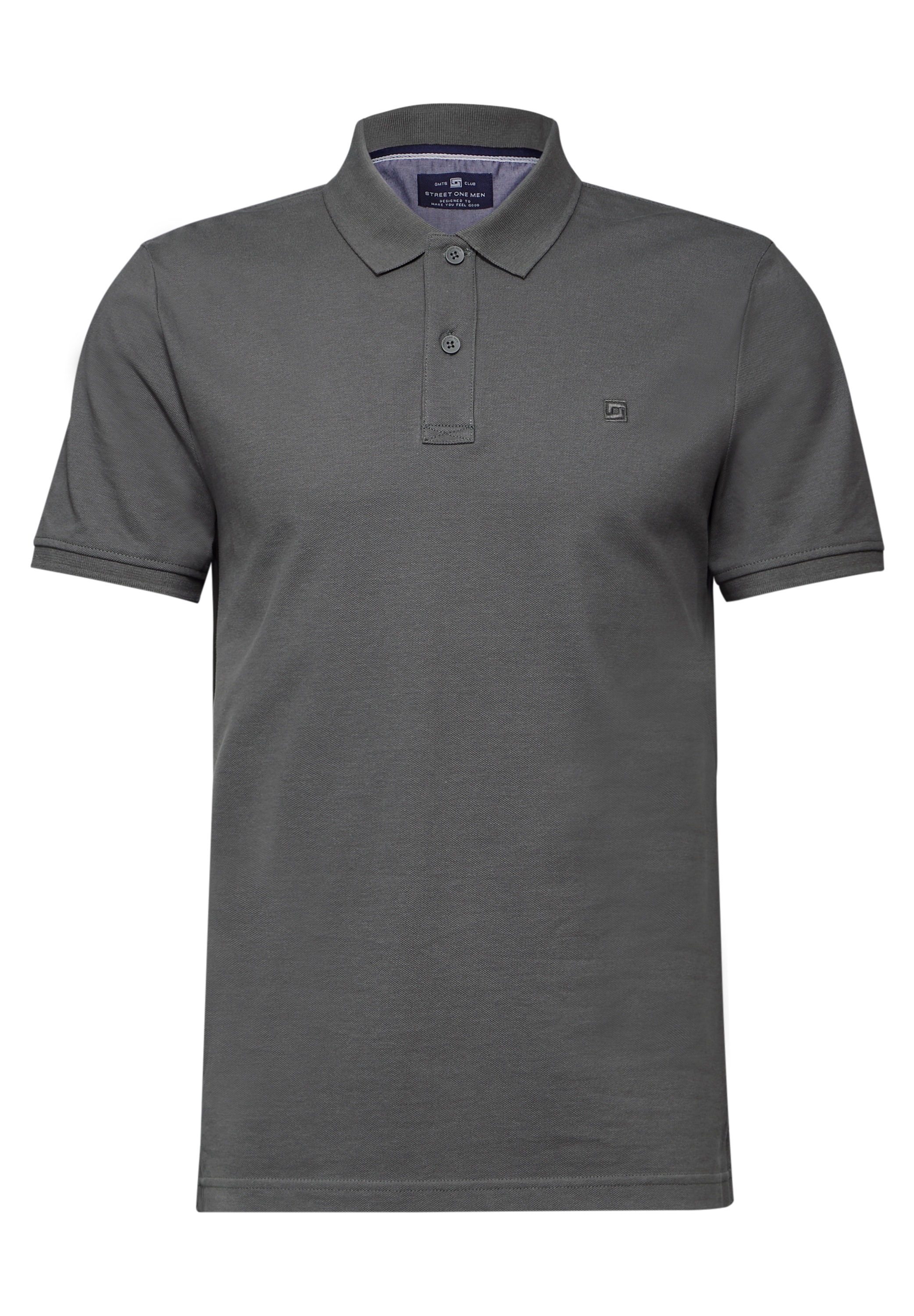 STREET ONE MEN Poloshirt, aus reiner Baumwolle