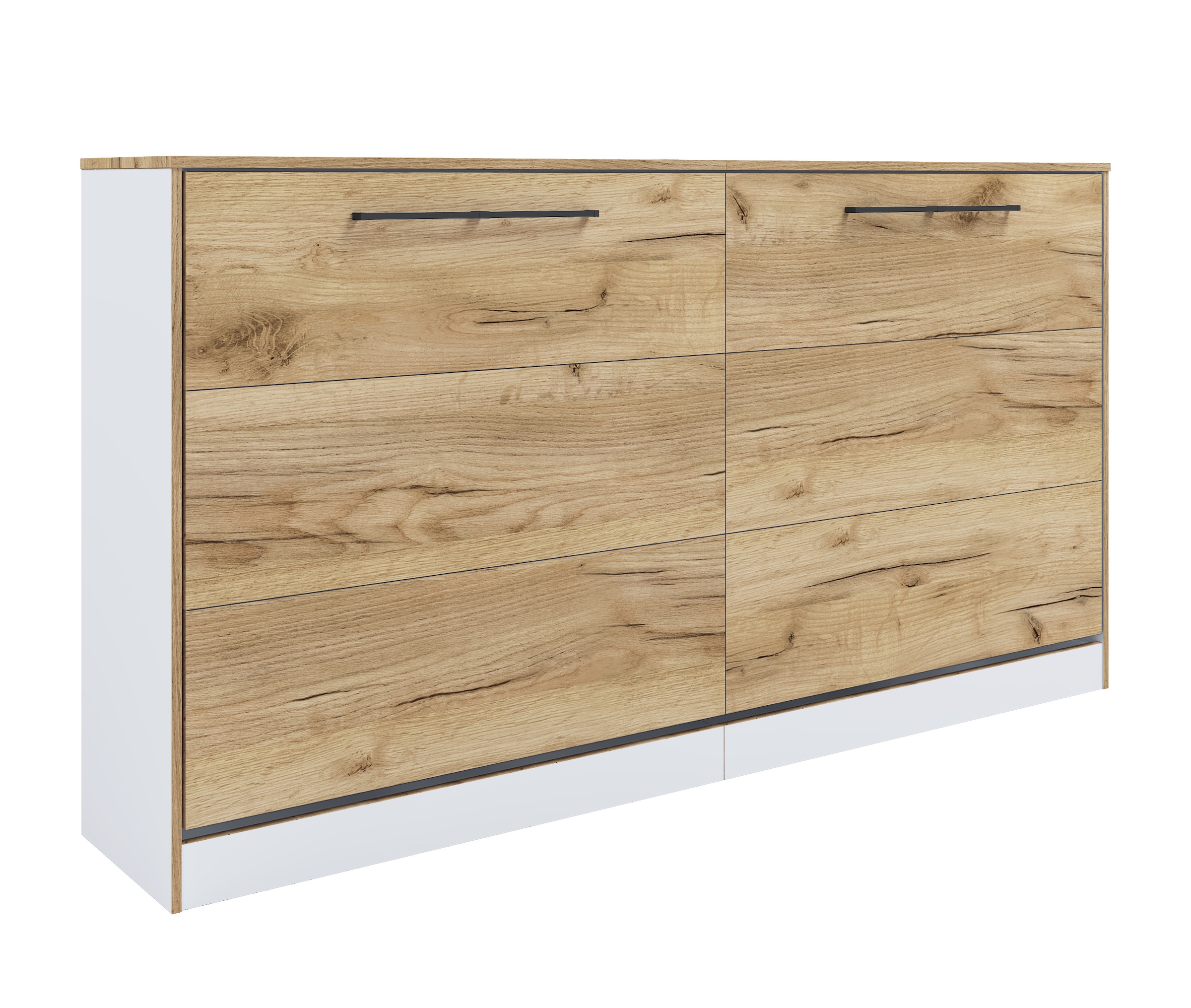 VCM Stauraumschrank »Schrankbett, Wandklappbett Lattenrost 90x200 cm« 1 Stk. tlg.