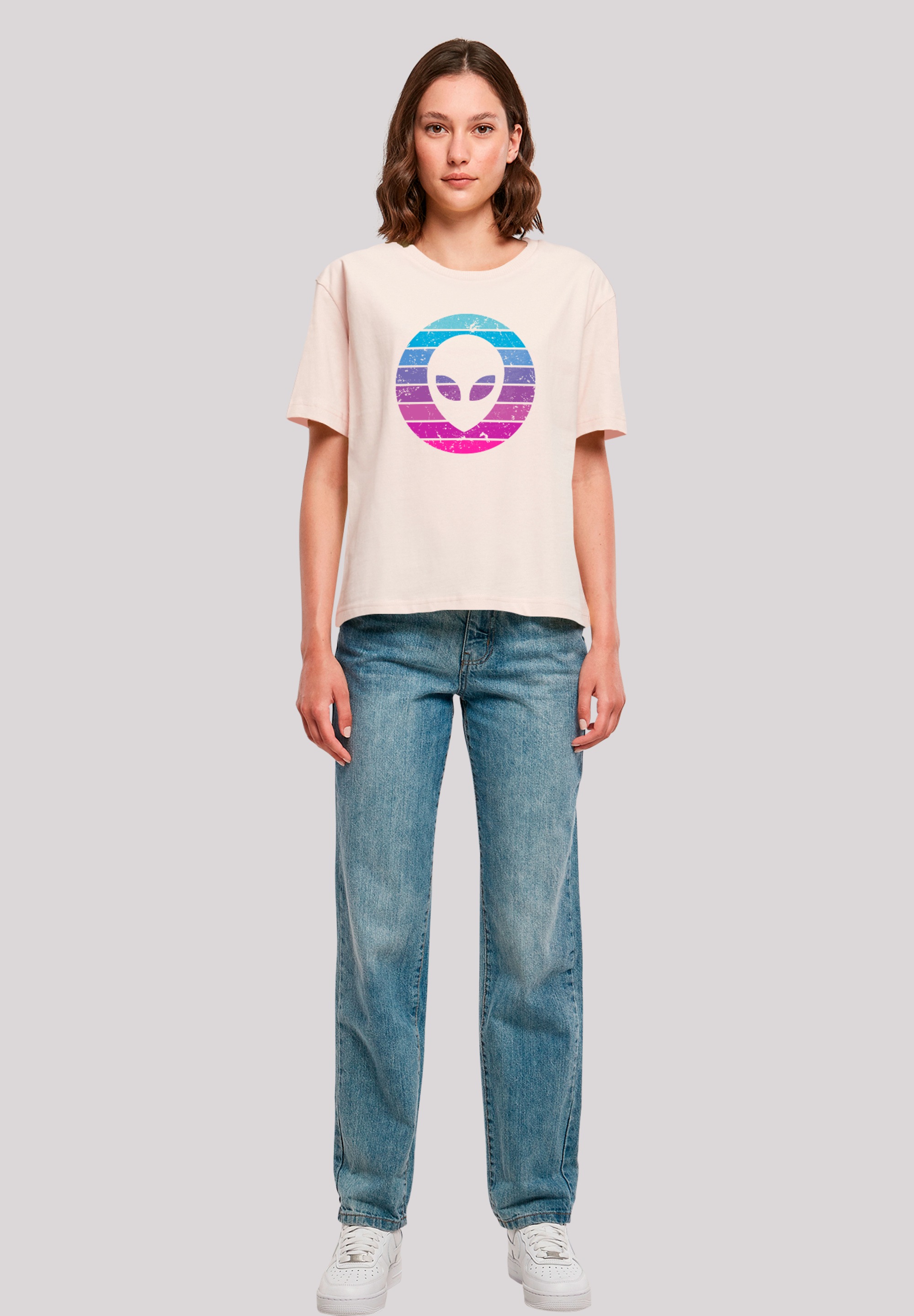 F4NT4STIC T-Shirt »Alien Kopf«, Premium Qualität