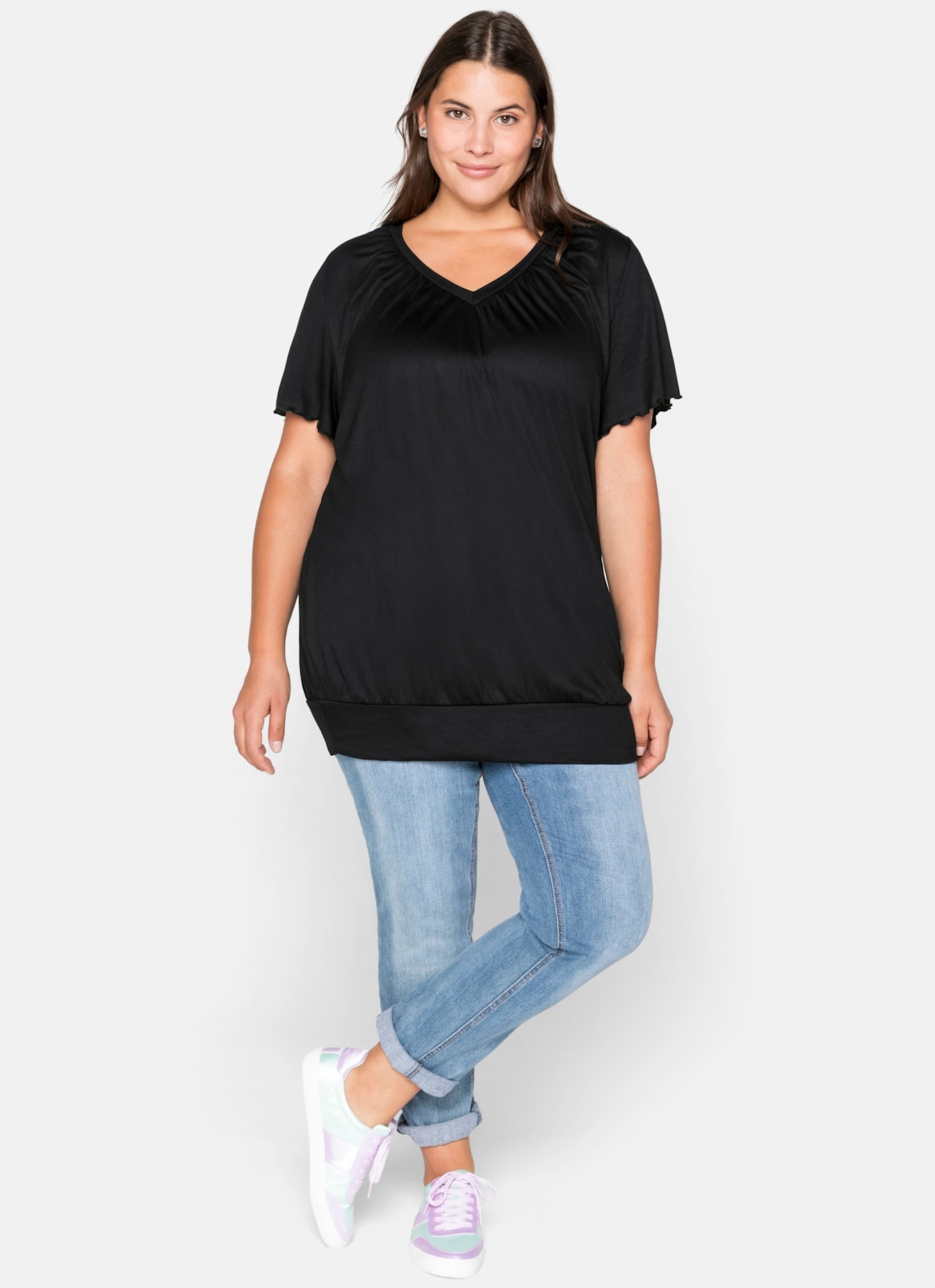 Sheego T-Shirt "T-Shirt", (1 tlg.) günstig online kaufen