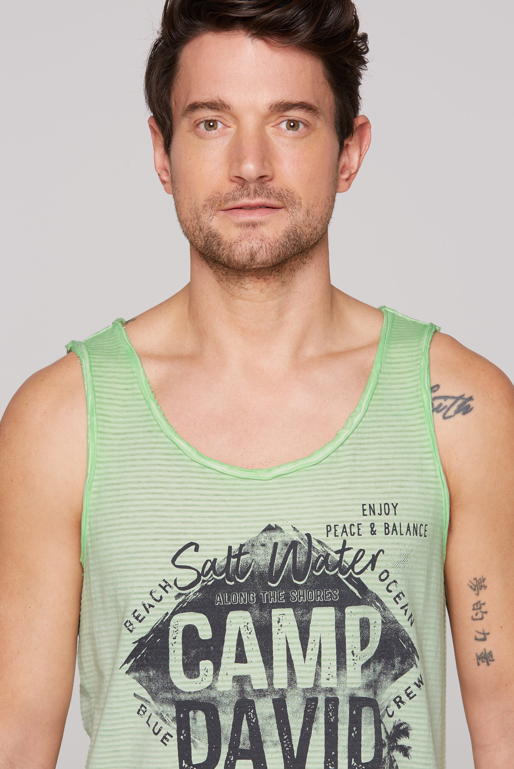 CAMP DAVID Tanktop, mit Oil-Dyed-Färbung