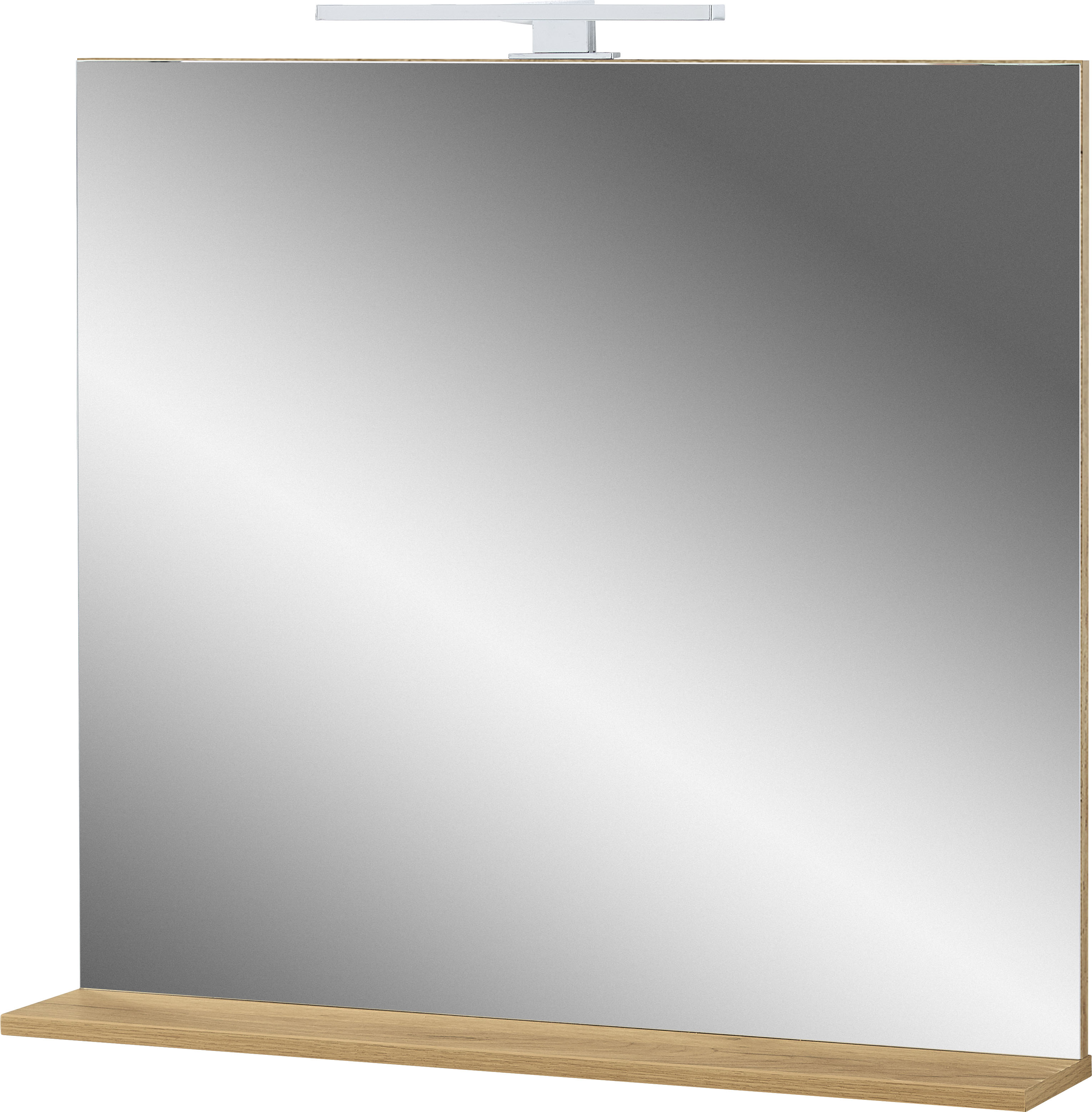 Thumbnail - andas Badspiegel "Majtum mit Ablageboden und LED-Beleuchtung", Breite 76 cm, widerstandsfähige Oberfläche, Made in Germa...