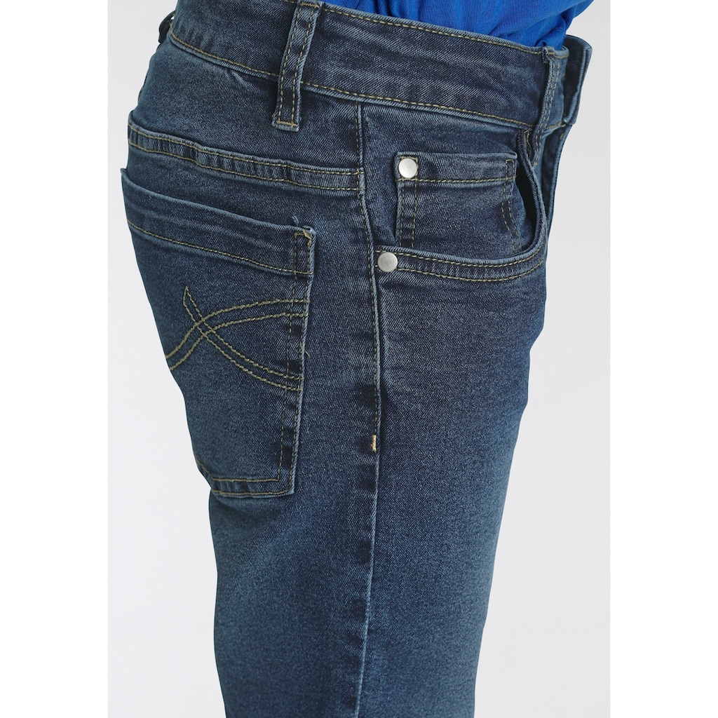 KIDSWORLD Stretch-Jeans »für Jungen«, mit schmalem Bein