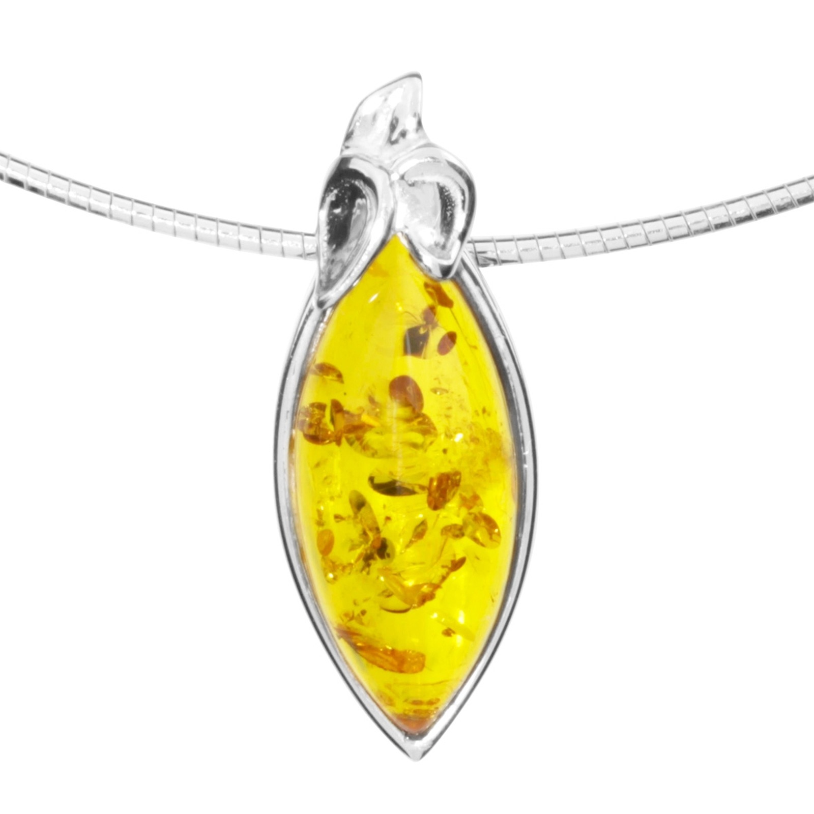 OSTSEE-SCHMUCK Damen Halsreif "Ostsee-Schmuck Halsreif mit Anhänger Gleiter-Majken", 42cm, Silber 925 (Sterlingsilber), L: 42, silber, Silber 925