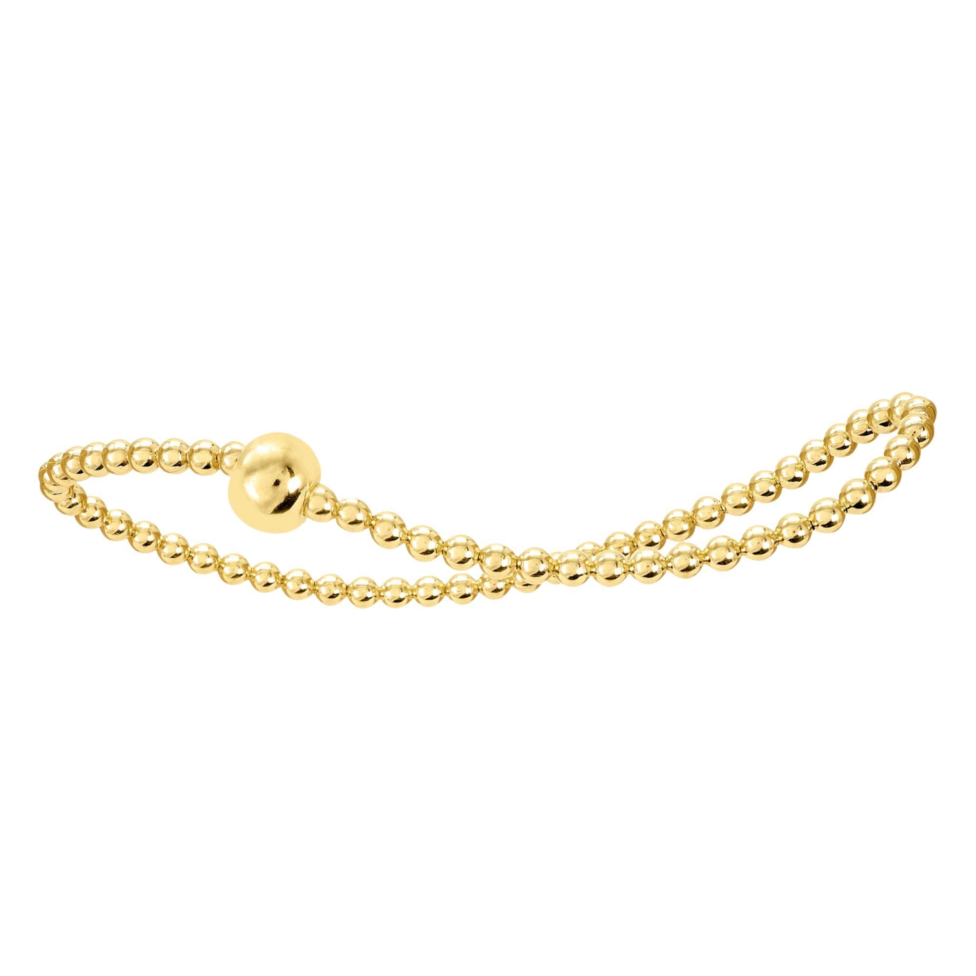 Silberarmband ONE ELEMENT "Armband Kugelkette aus 925 Silber Ø 54,0 mm mit Gummiband", silber, Armbänder, Damen, Silber 925 (Sterlingsilber), Silberarmband, Fein gearbeitet – angenehm zu tragen und vielseitig kombinierbar