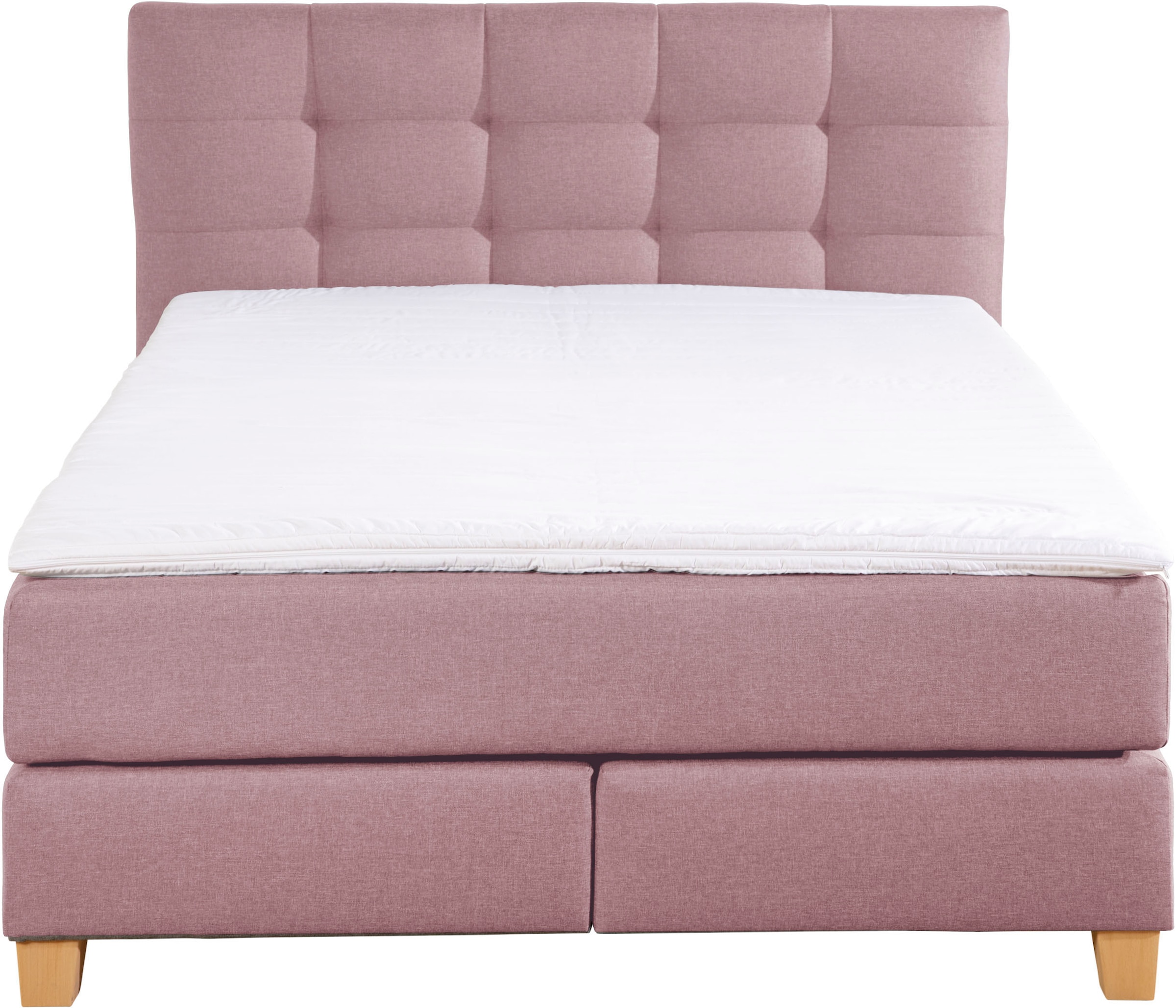 Home affaire Boxspringbett »Moulay«, inkl. Topper, in Überlänge 220 cm, 3 Härtegrade, auch in H4