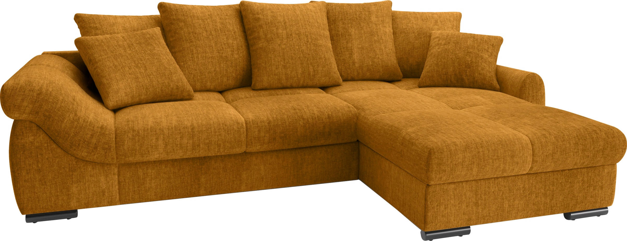 Mr. Couch Ecksofa "Livorno DuraFlex L-Form", inkl. Hochschläfer-Bettauszug, günstig online kaufen